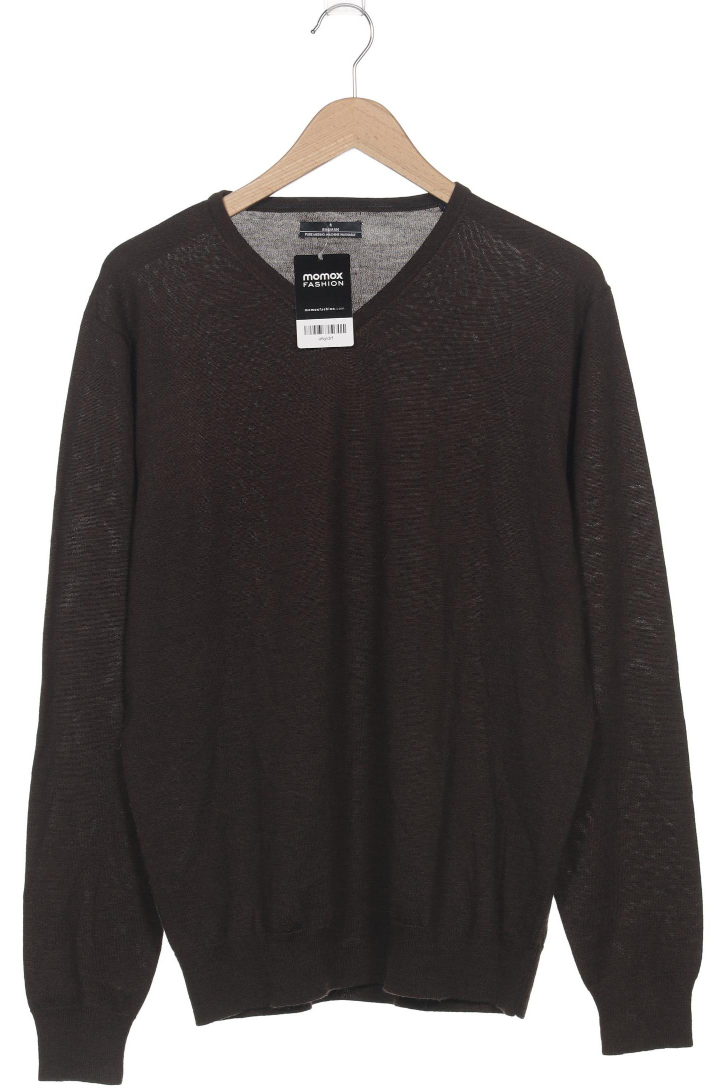 

ragman Herren Pullover, braun, Gr. 52