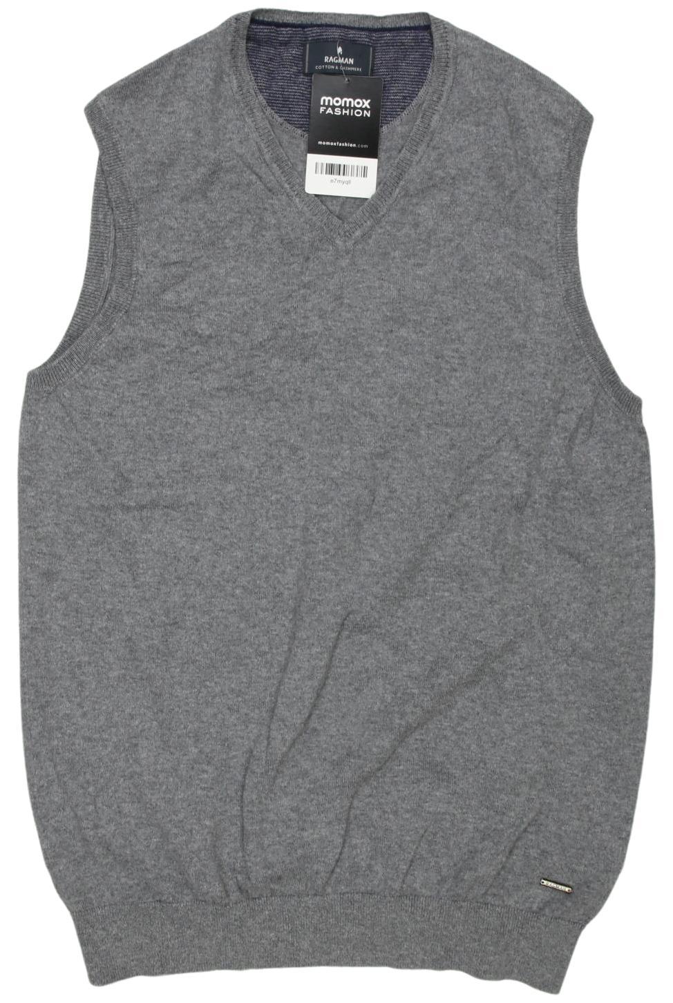 

ragman Herren Pullover, grau, Gr. 48