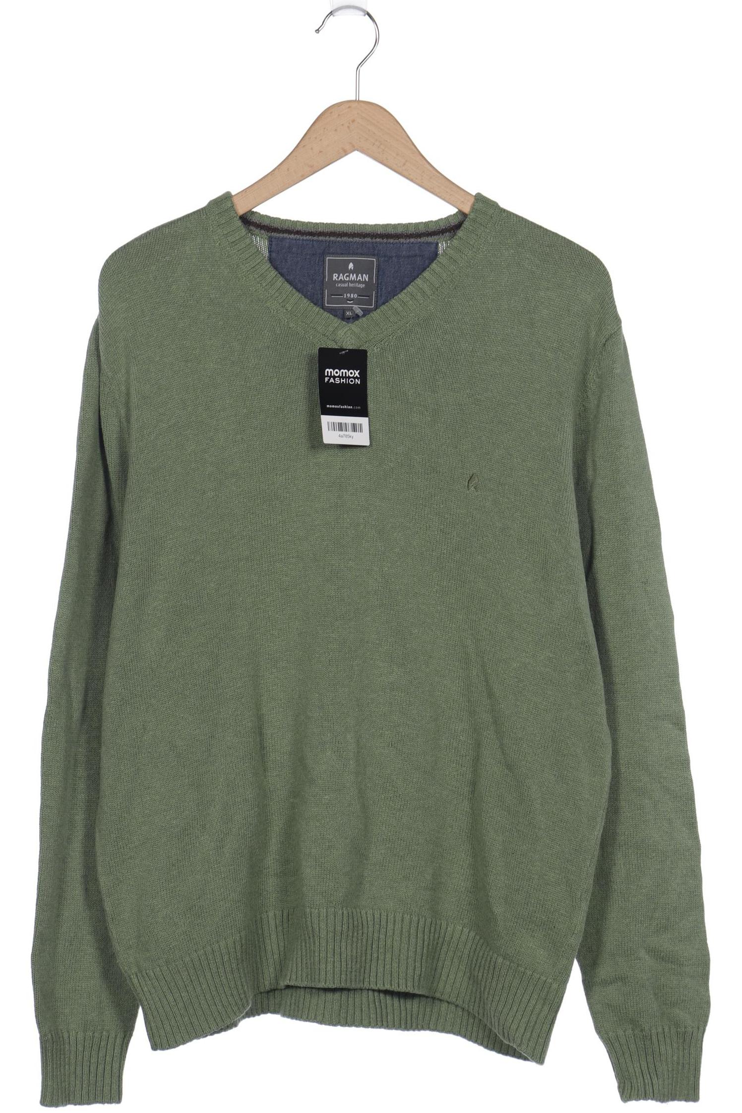 

ragman Herren Pullover, hellgrün