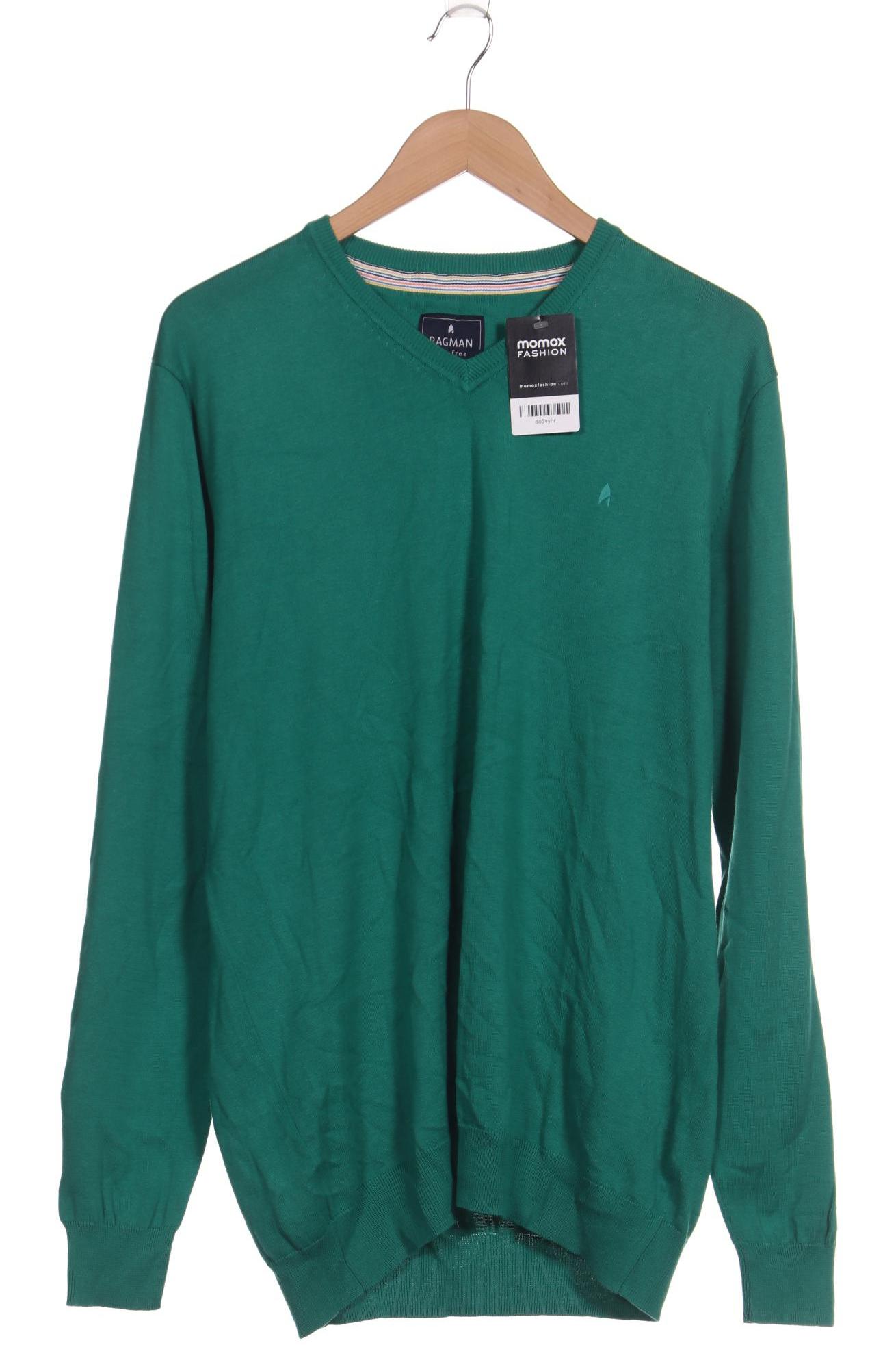 

ragman Herren Pullover, grün, Gr. 54