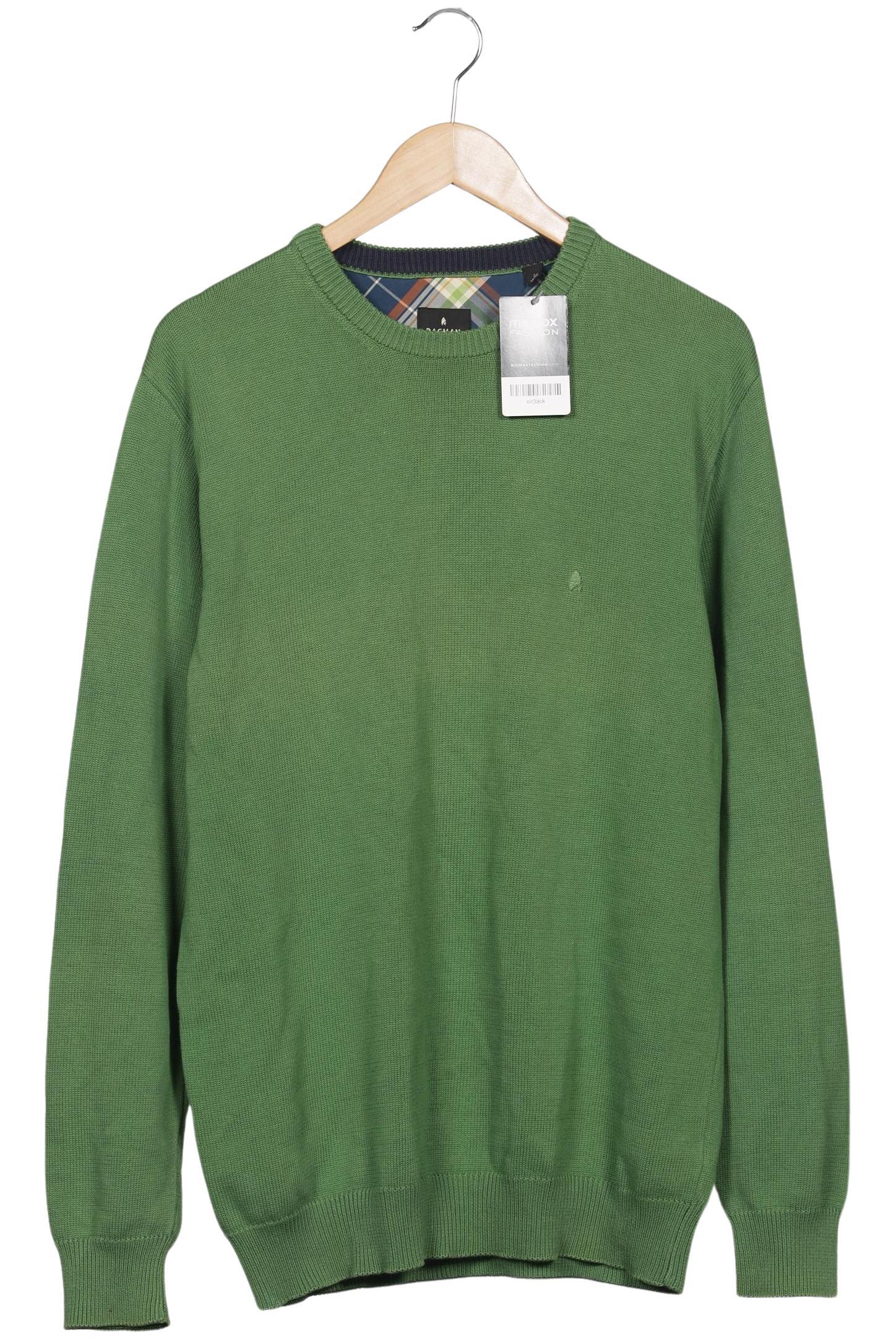 

ragman Herren Pullover, grün, Gr. 52