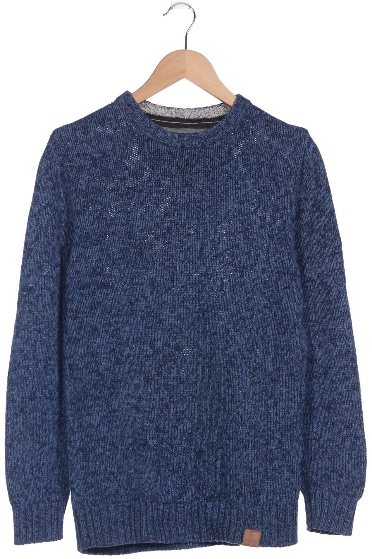 

ragman Herren Pullover, blau, Gr. 48