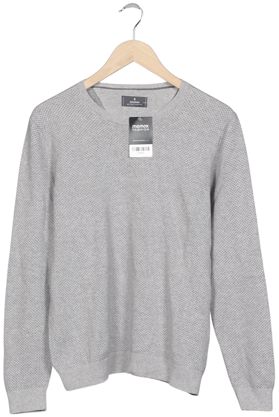 

ragman Herren Pullover, grau, Gr. 48