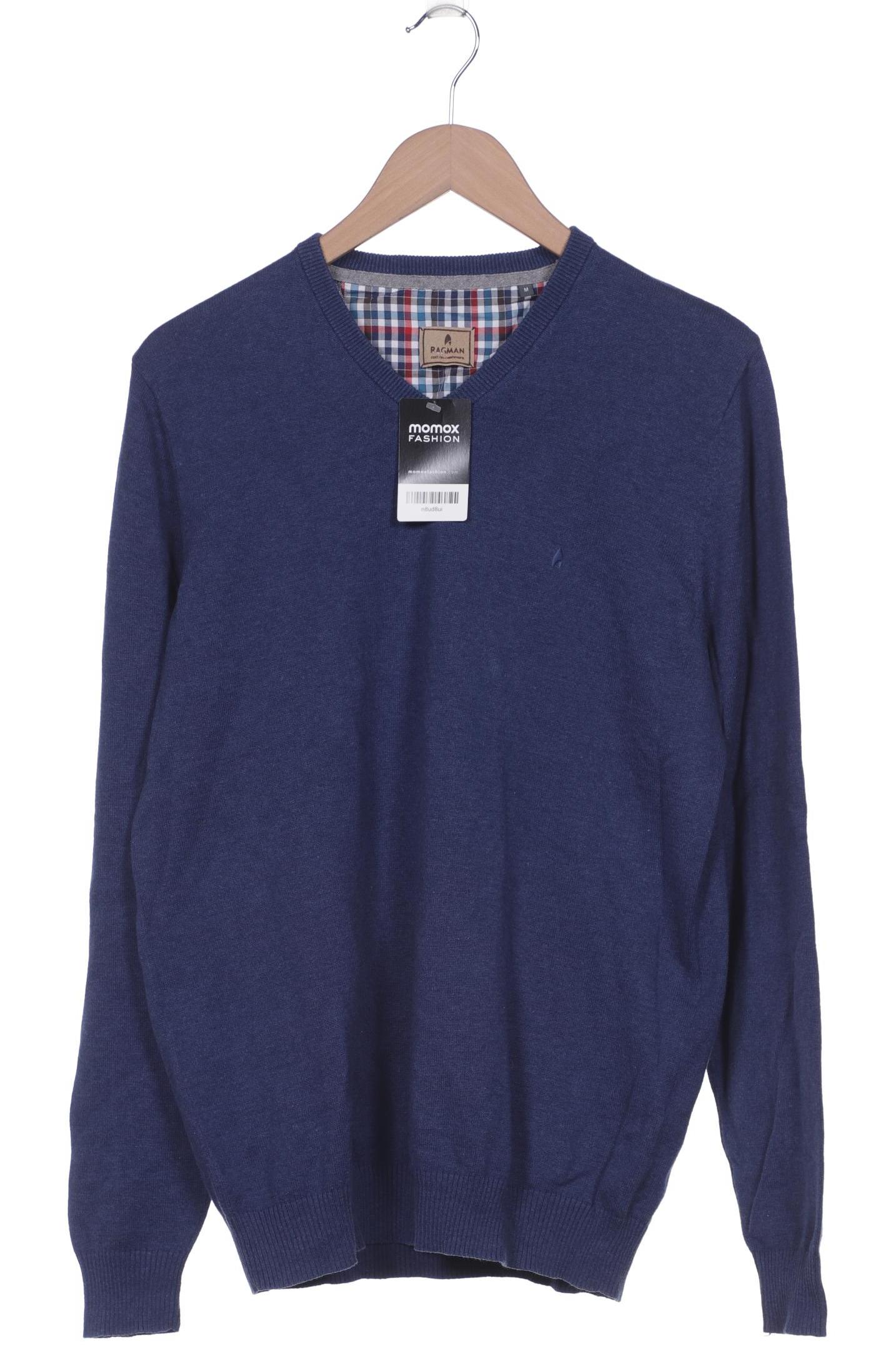 

ragman Herren Pullover, marineblau