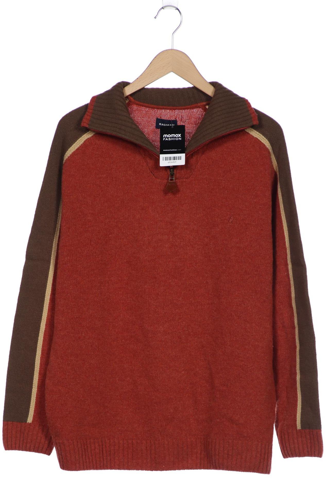 

ragman Herren Pullover, rot, Gr. 58
