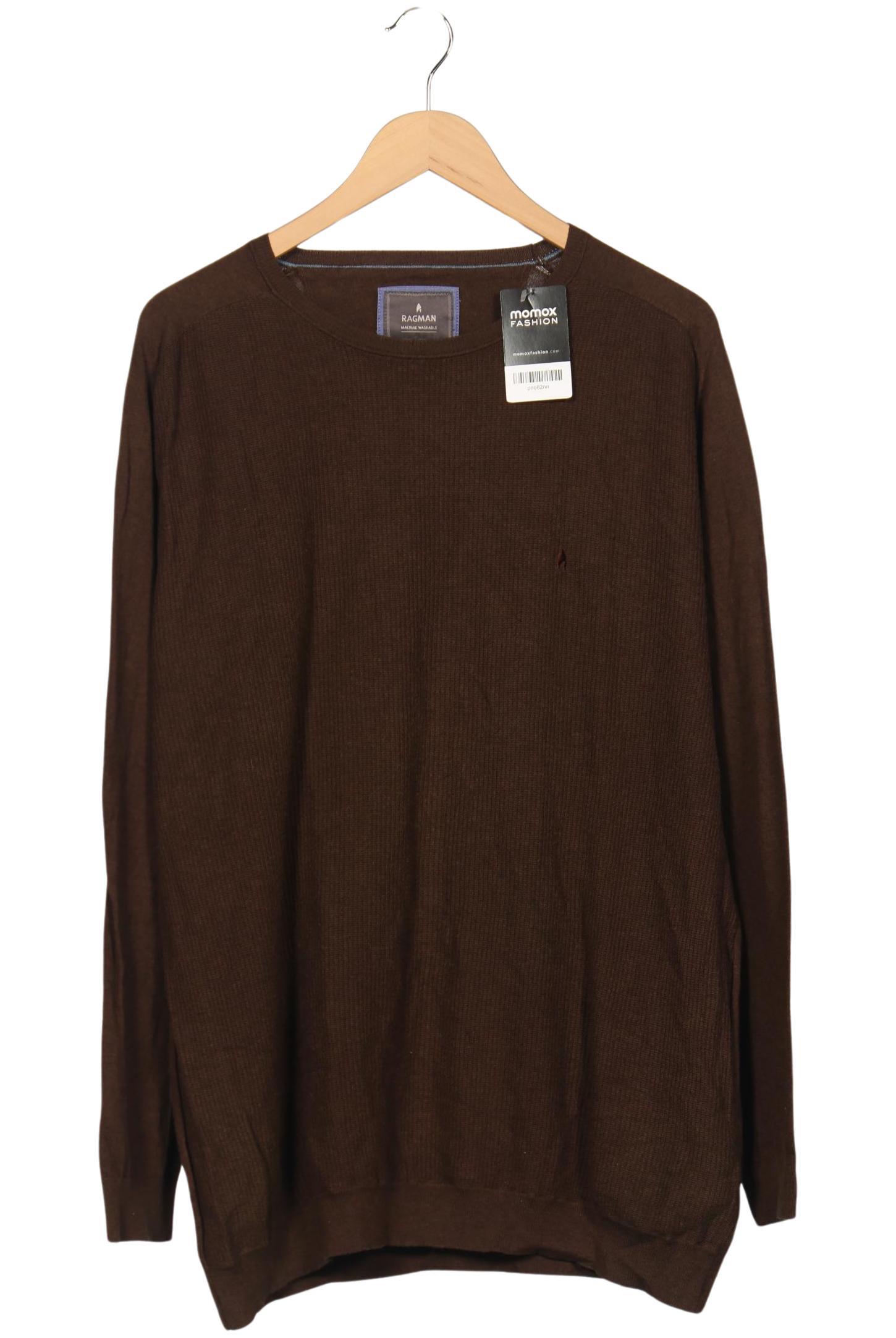 

ragman Herren Pullover, braun, Gr. 56