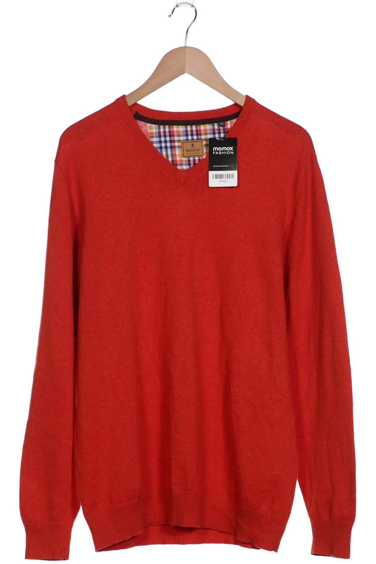 

ragman Herren Pullover, orange, Gr. 54
