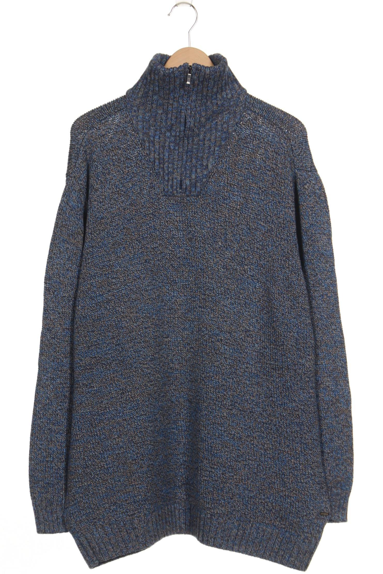 

ragman Herren Pullover, blau, Gr. 58