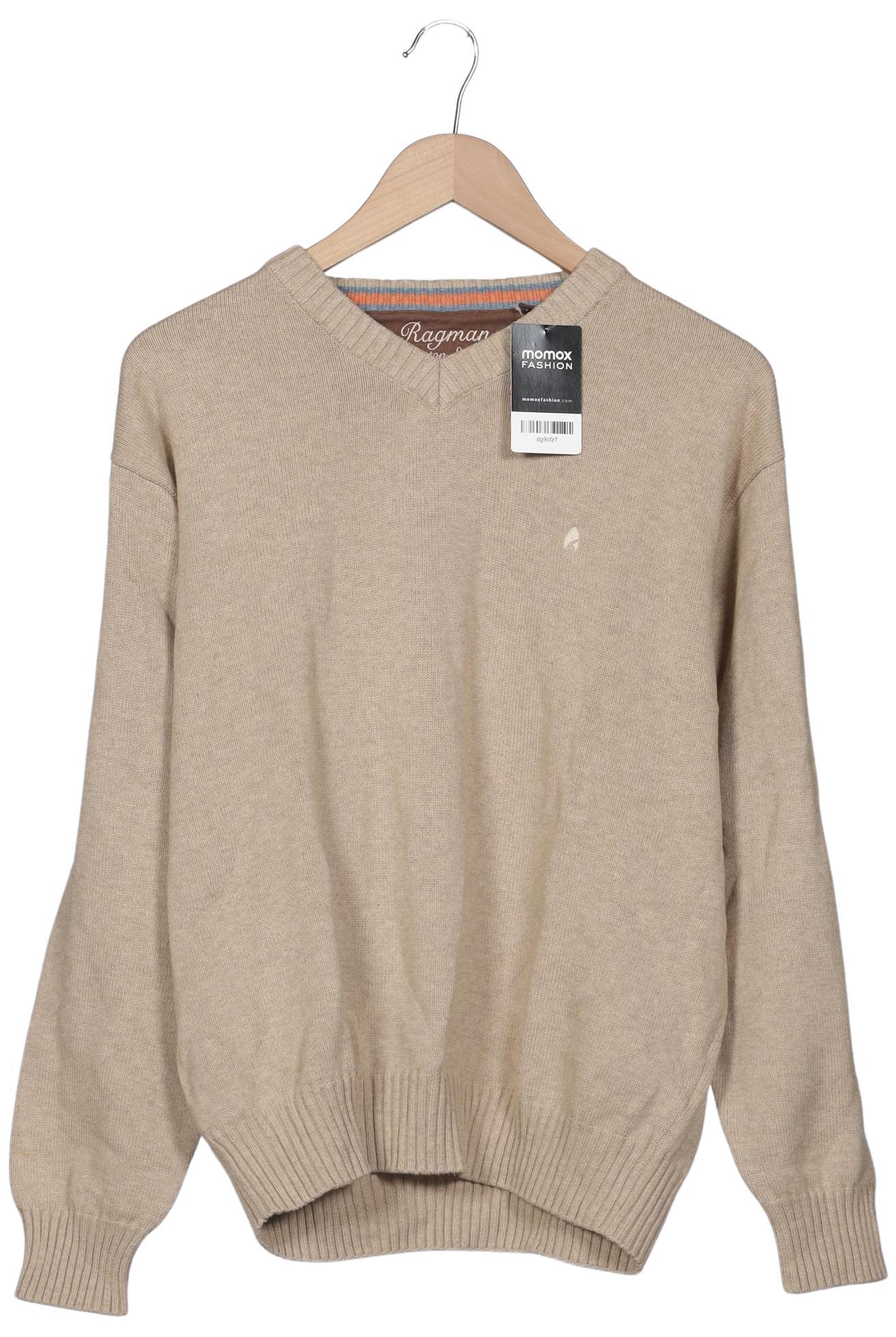 

ragman Herren Pullover, beige, Gr. 64