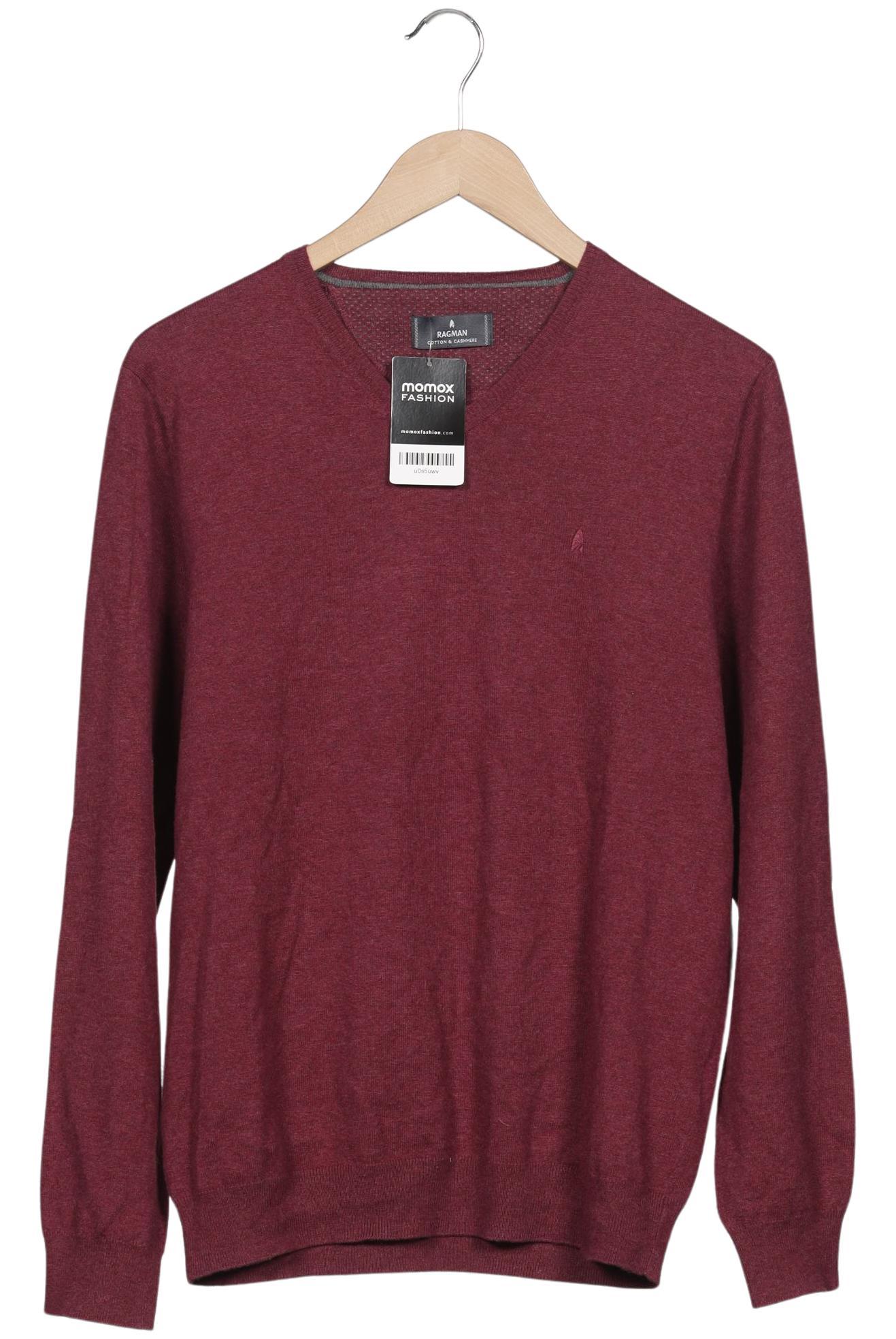 Thumbnail - ragman Herren Pullover, bordeaux, Gr. 48