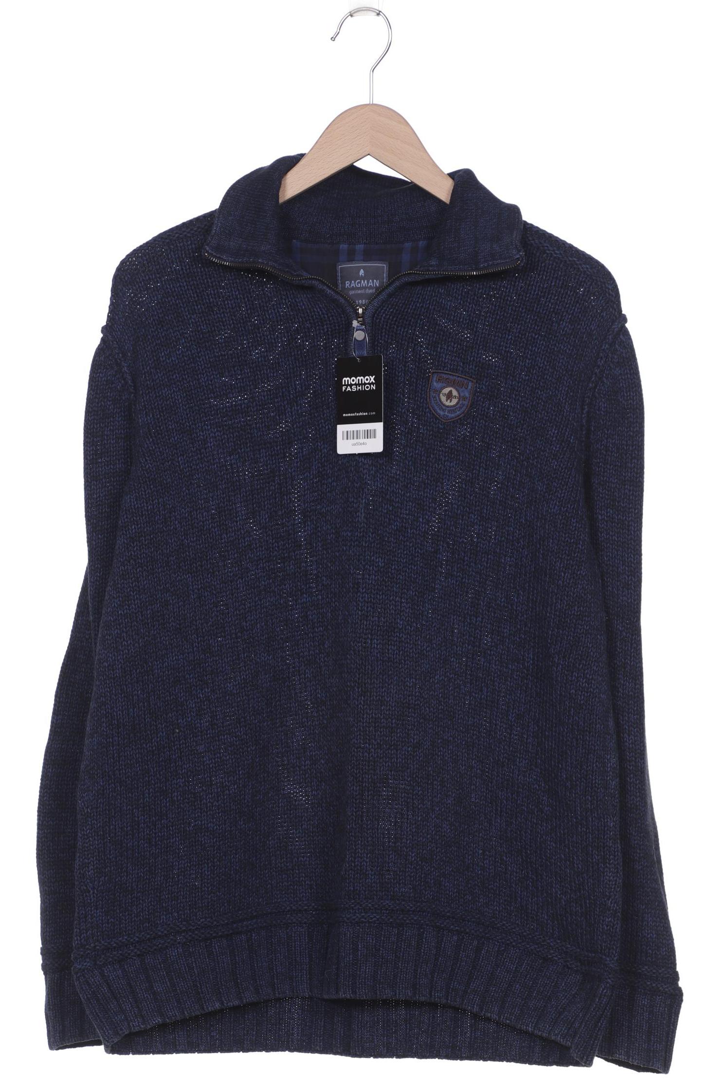

ragman Herren Pullover, marineblau