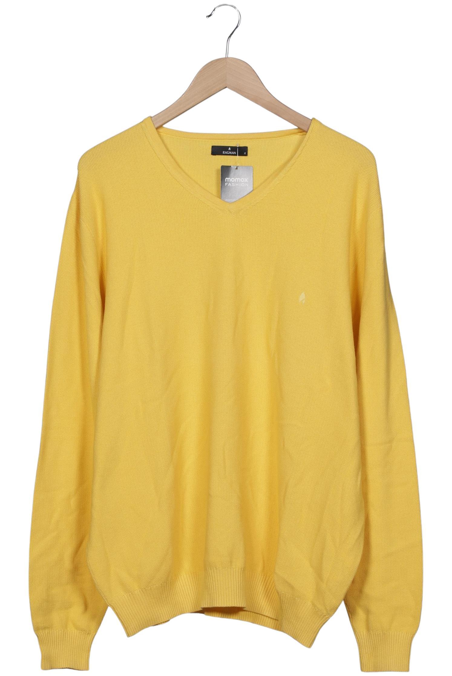 

ragman Herren Pullover, gelb, Gr. 54
