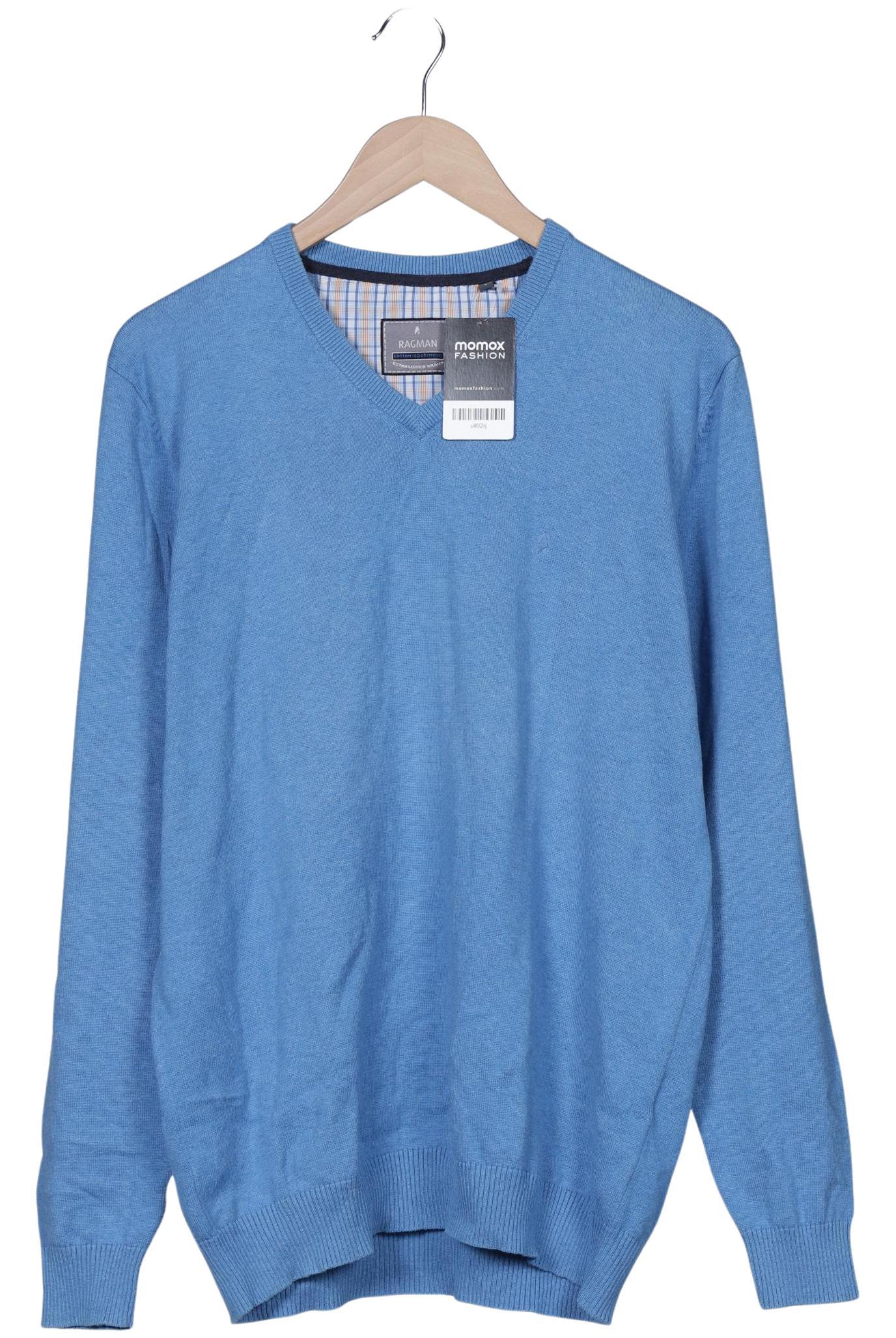 

ragman Herren Pullover, hellblau, Gr. 52