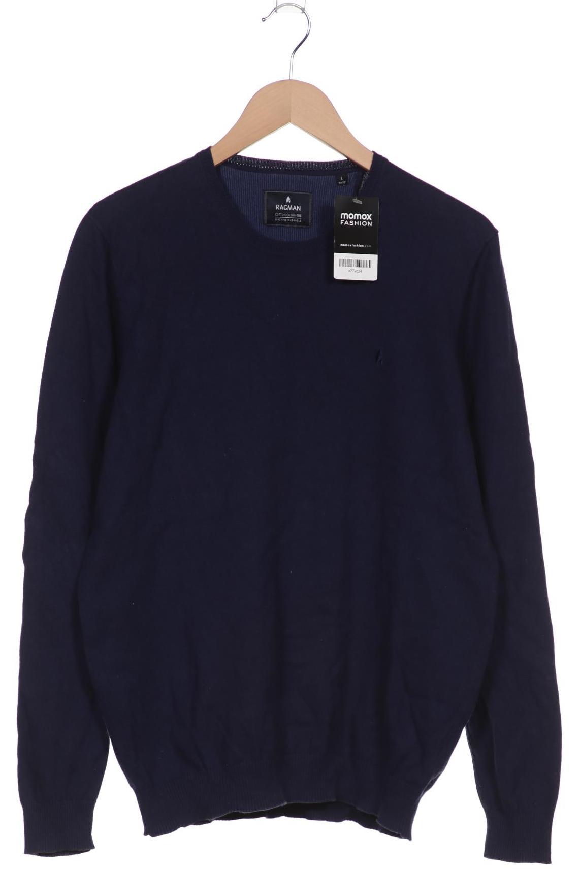 

ragman Herren Pullover, marineblau