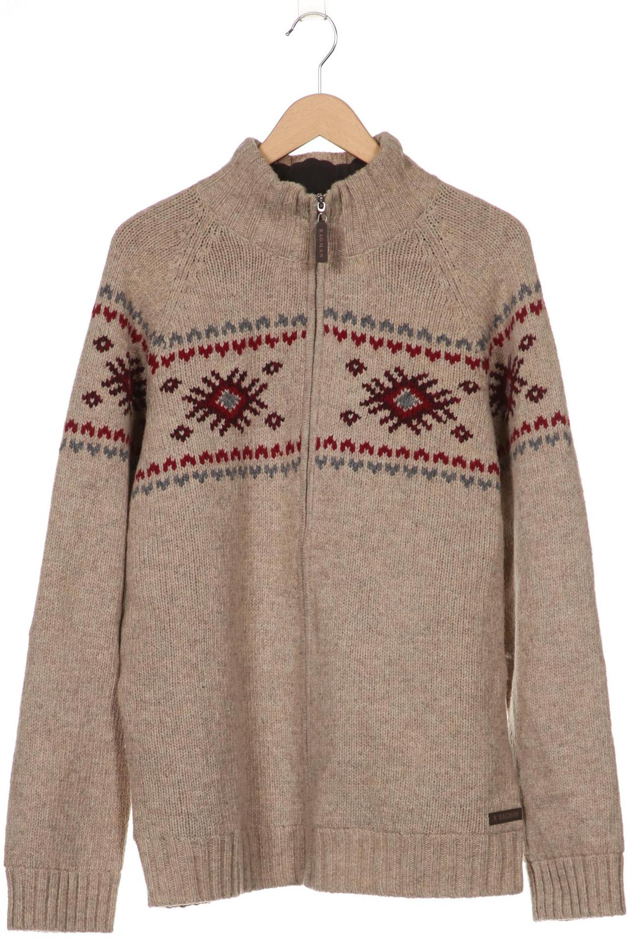 

ragman Herren Strickjacke, beige