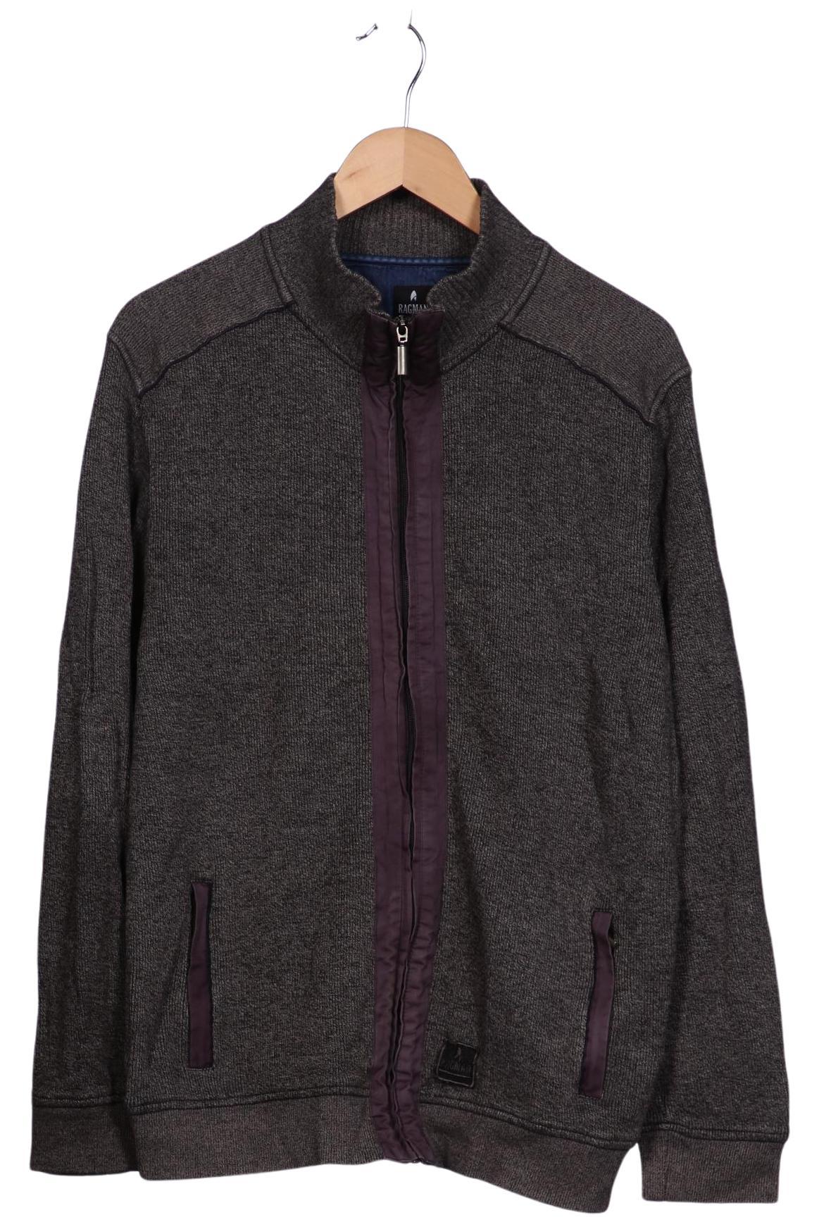 

ragman Herren Strickjacke, grau, Gr. 54