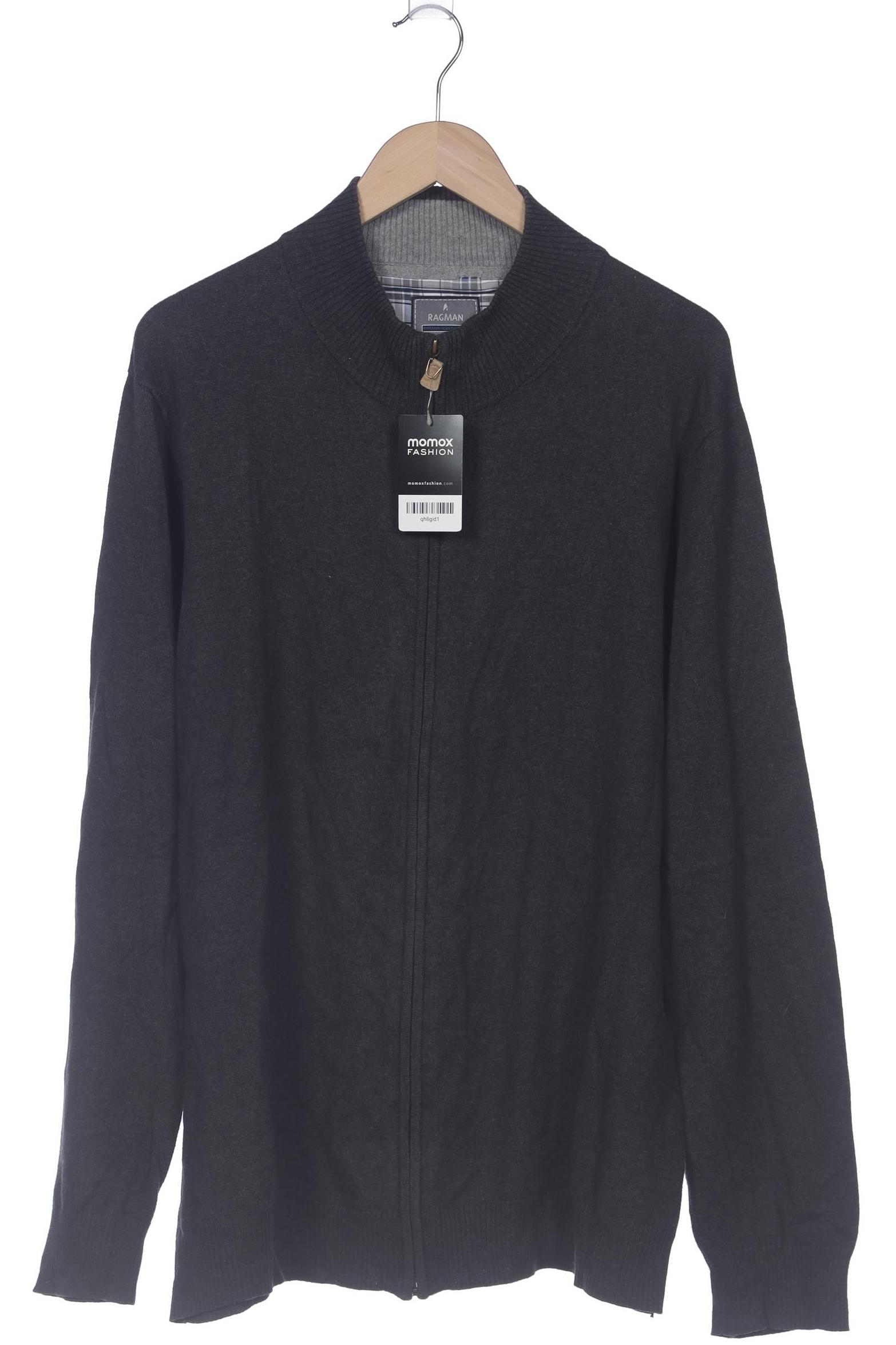 

ragman Herren Strickjacke, grau, Gr. 56