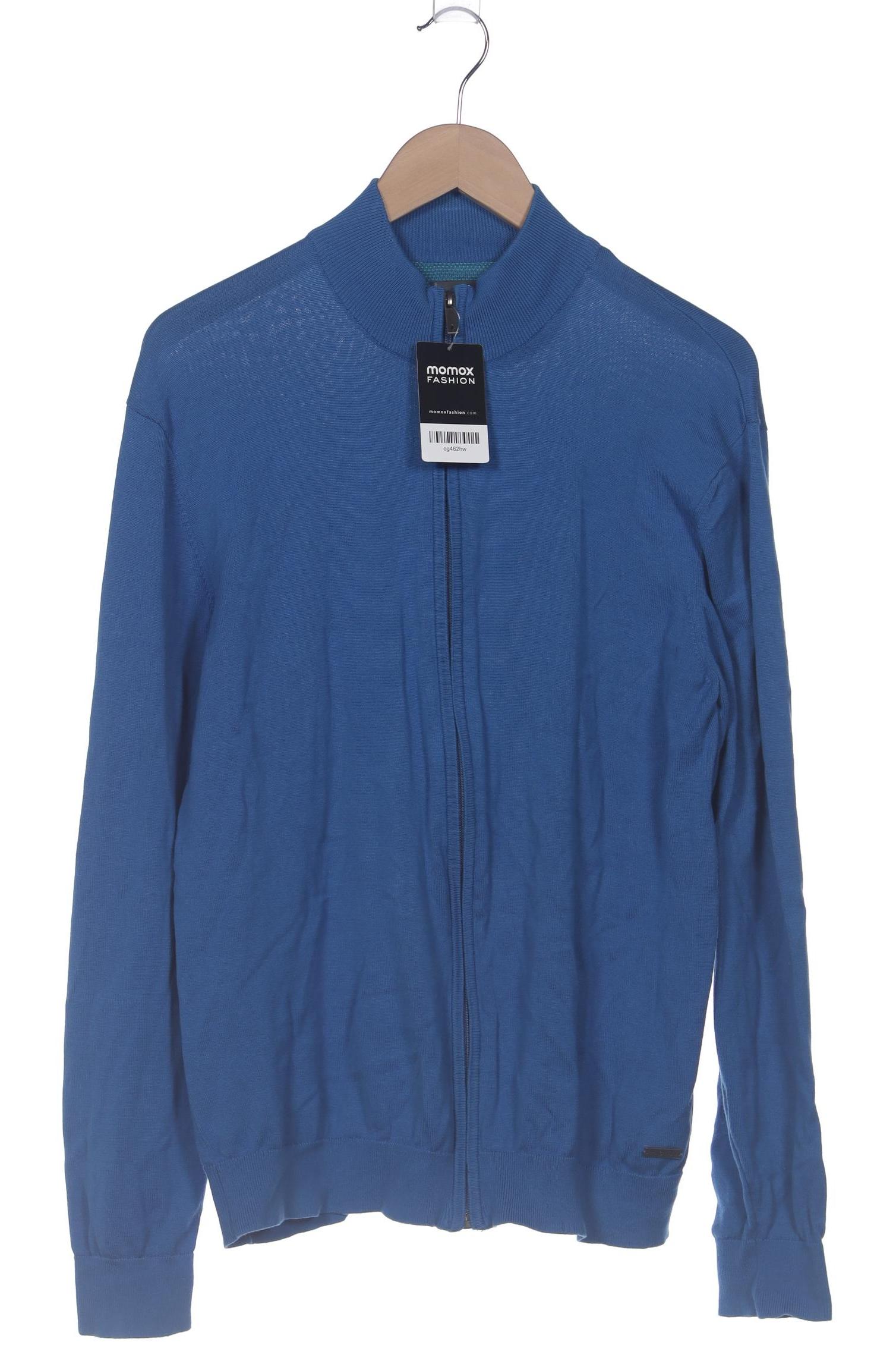 

ragman Herren Strickjacke, blau, Gr. 54