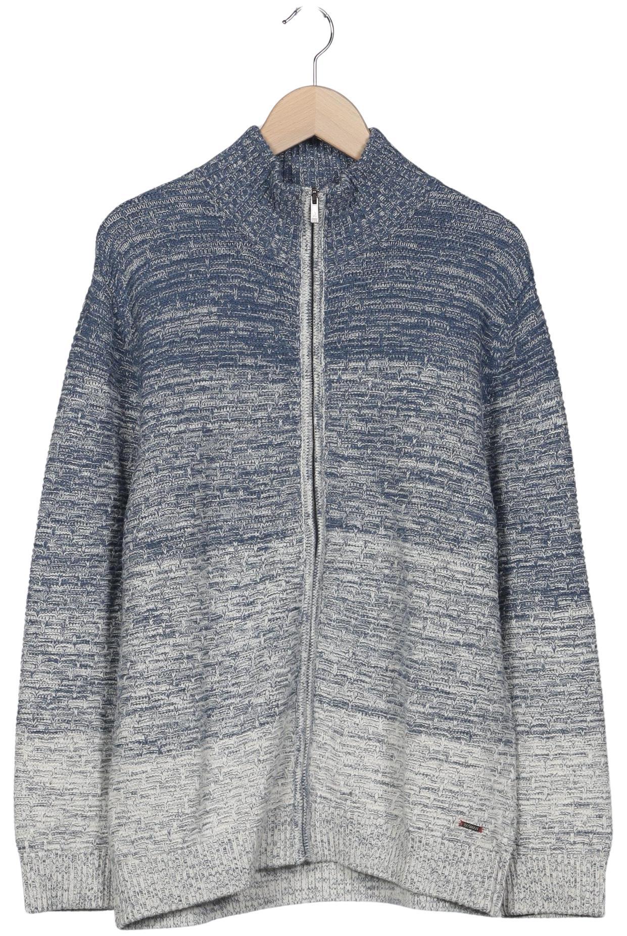 

ragman Herren Strickjacke, blau, Gr. 54
