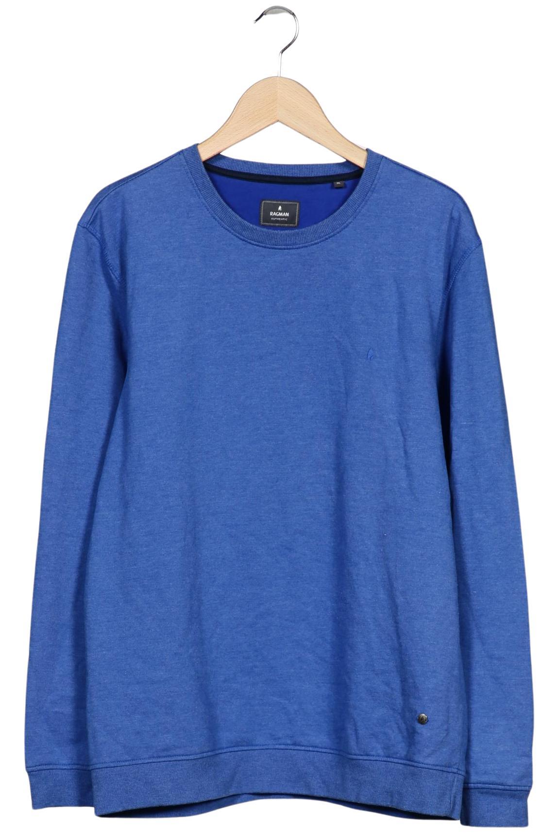 

ragman Herren Sweatshirt, blau, Gr. 54