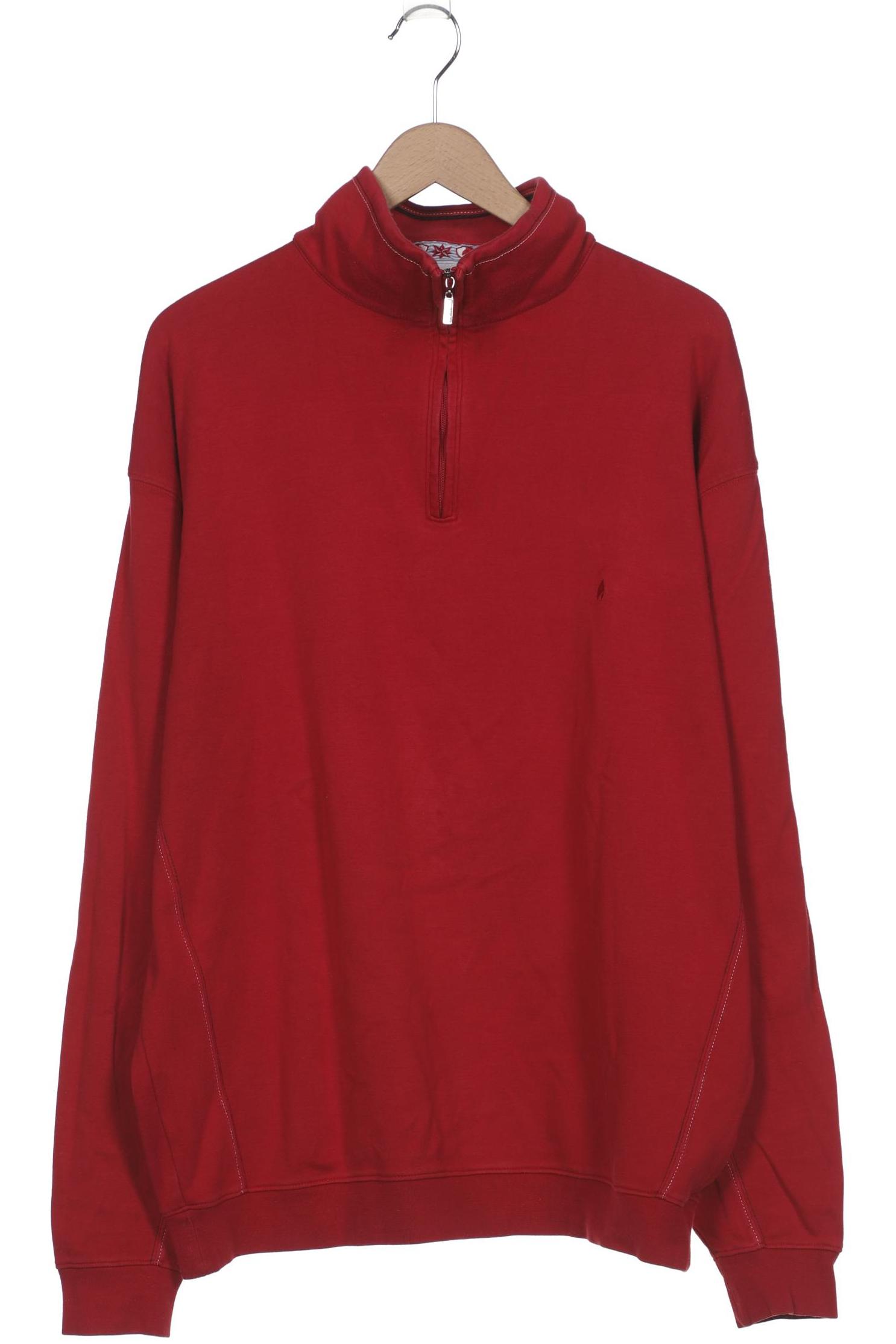 

ragman Herren Sweatshirt, rot, Gr. 58
