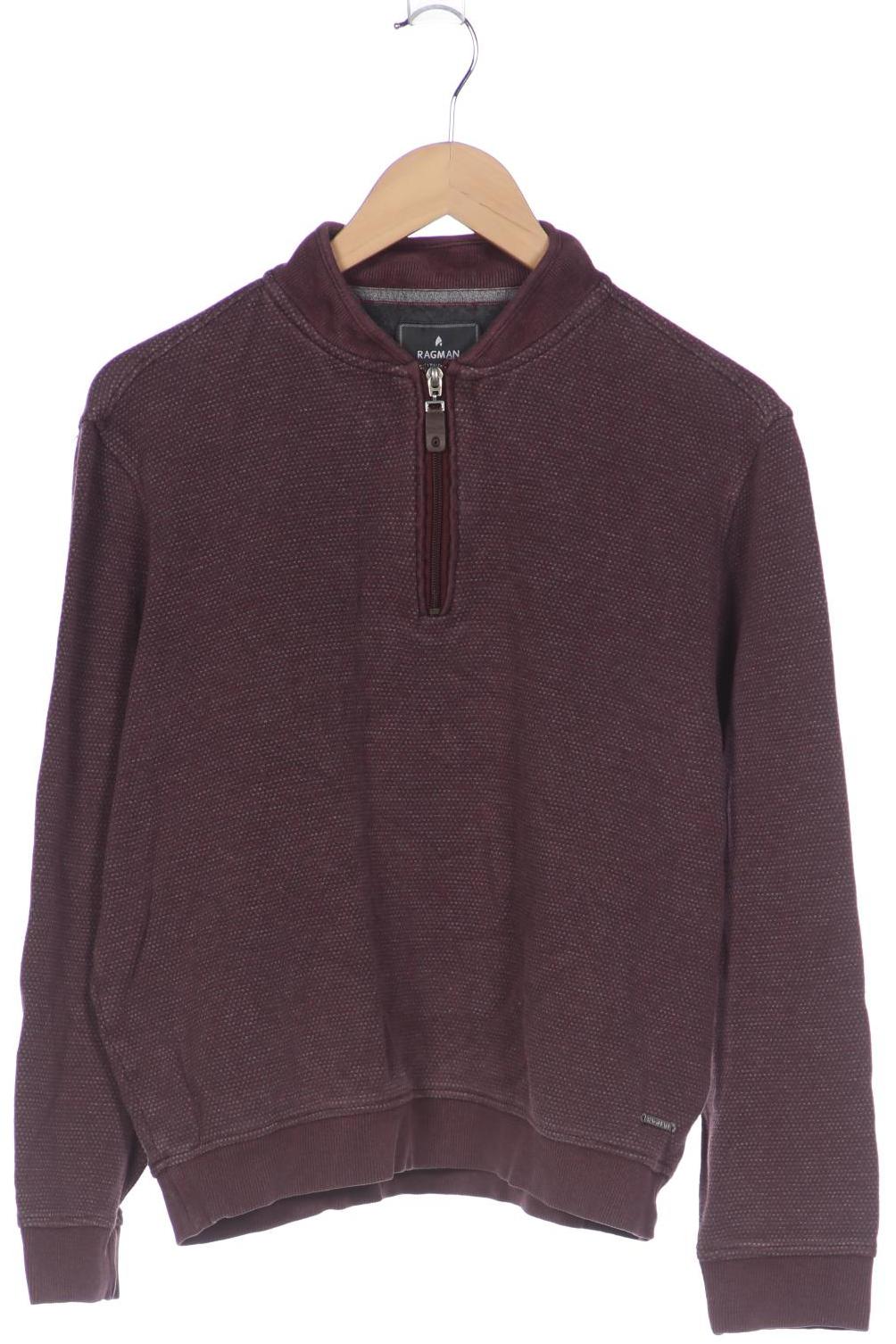 

ragman Herren Sweatshirt, bordeaux, Gr. 48