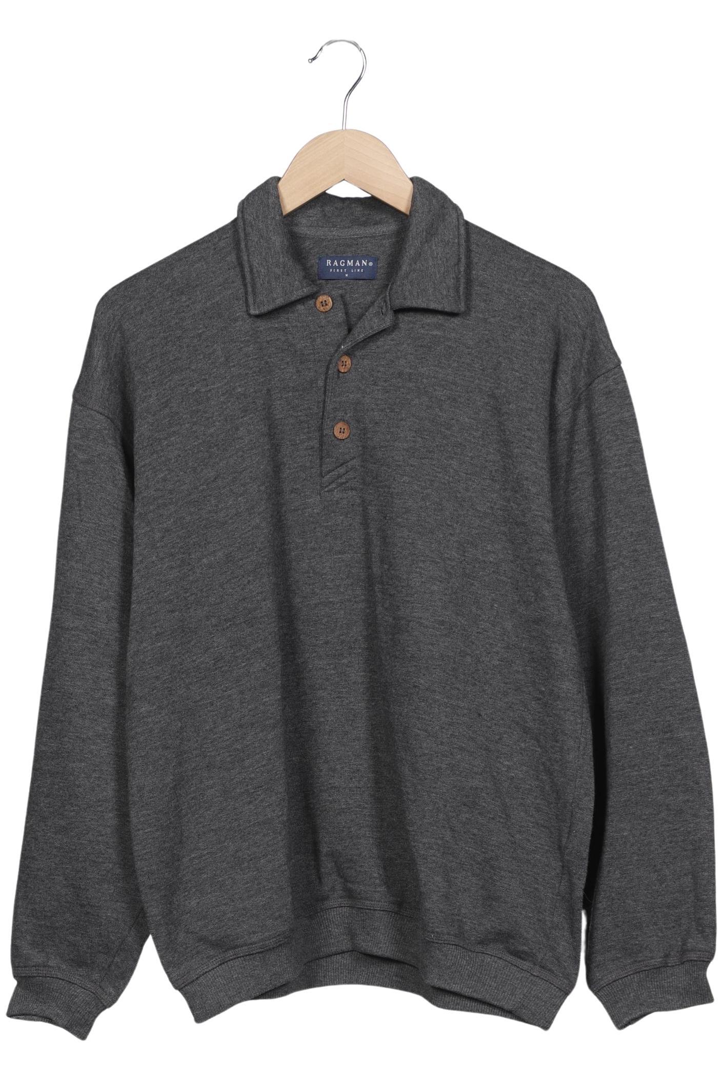 

ragman Herren Sweatshirt, grau, Gr. 48