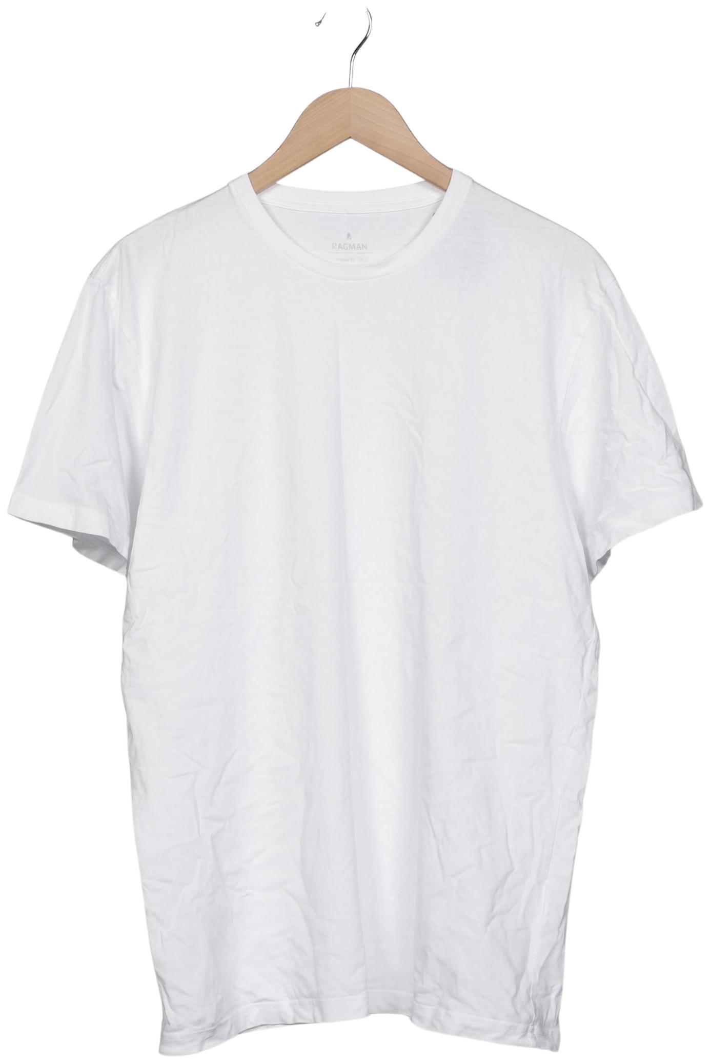 

ragman Herren T-Shirt, weiß, Gr. 54