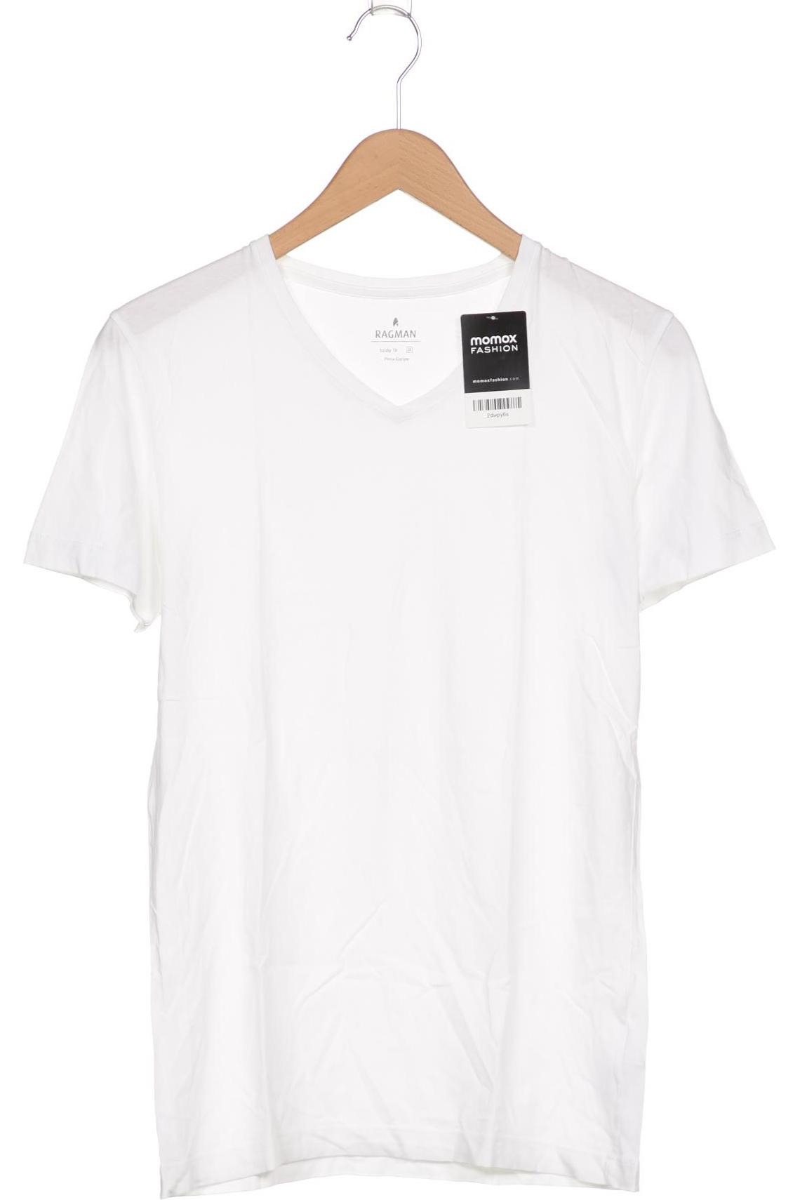 

ragman Herren T-Shirt, weiß