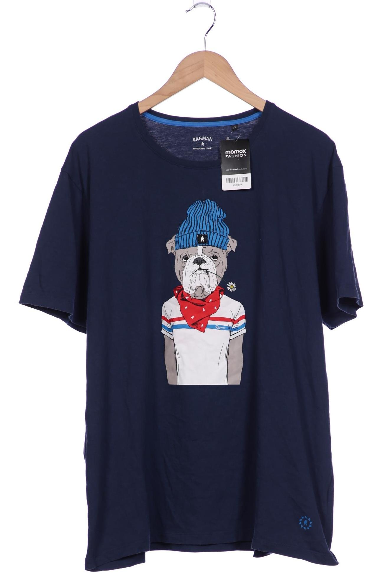 

ragman Herren T-Shirt, marineblau, Gr. 58