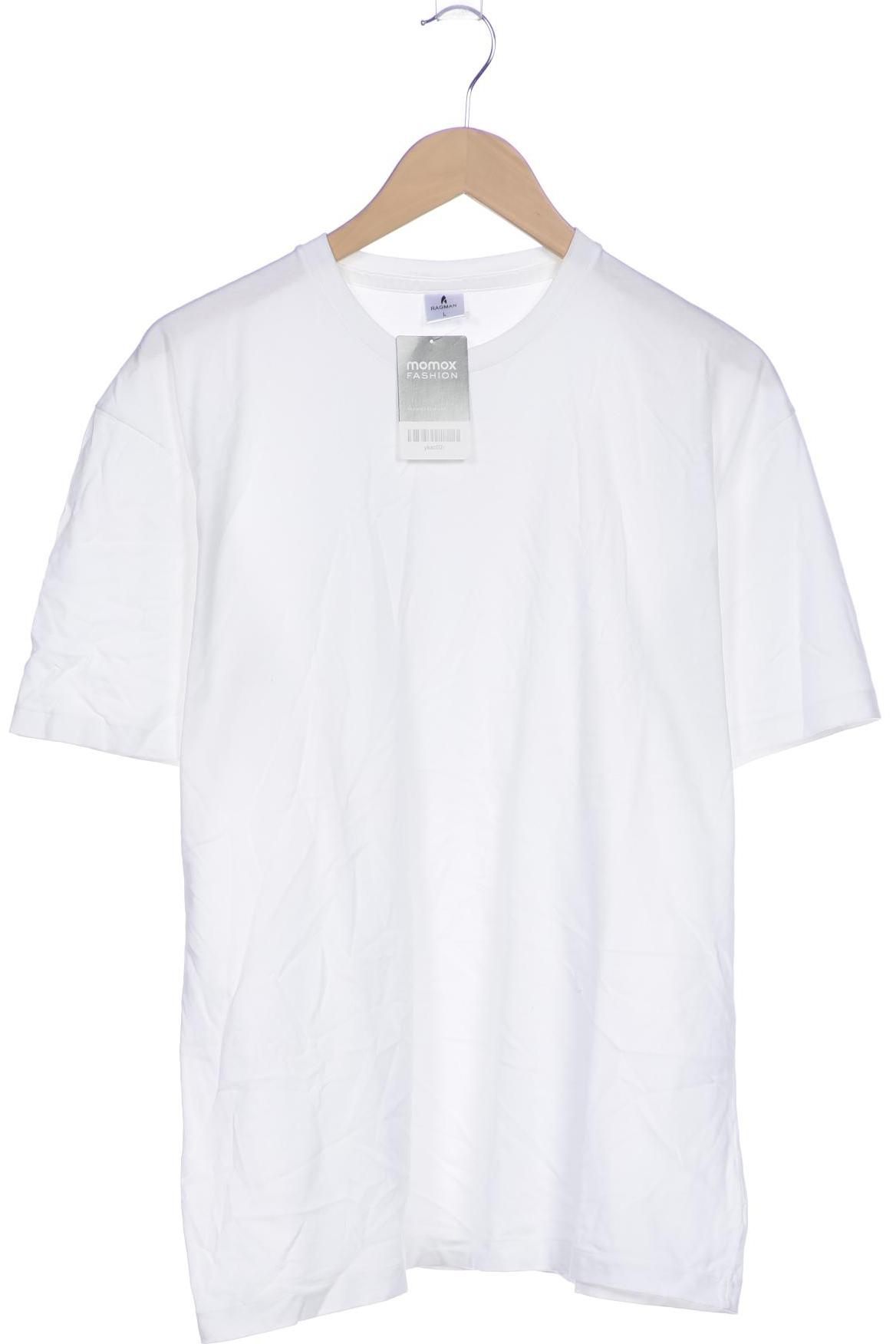

ragman Herren T-Shirt, weiß, Gr. 52