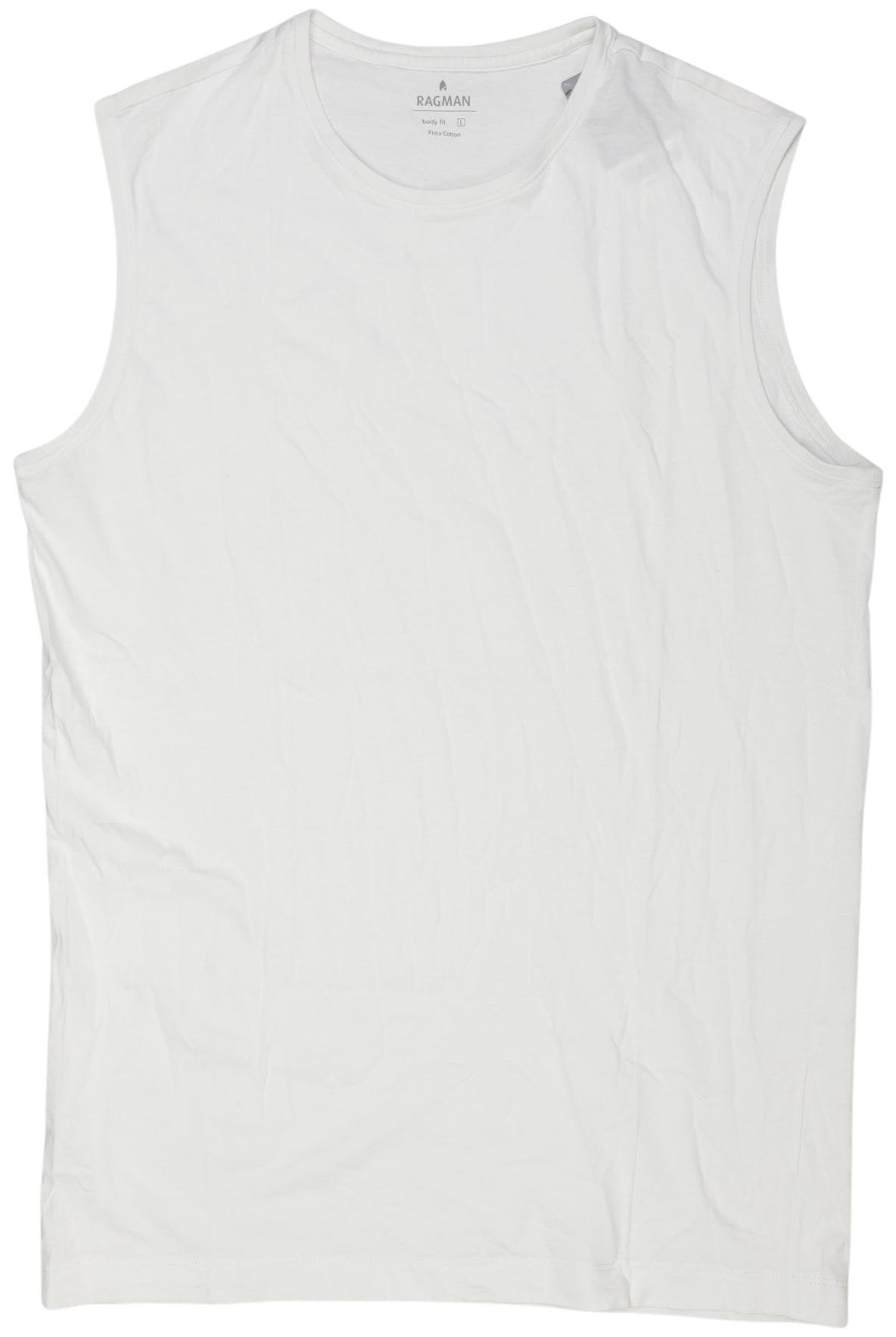 

ragman Herren T-Shirt, weiß, Gr. 52