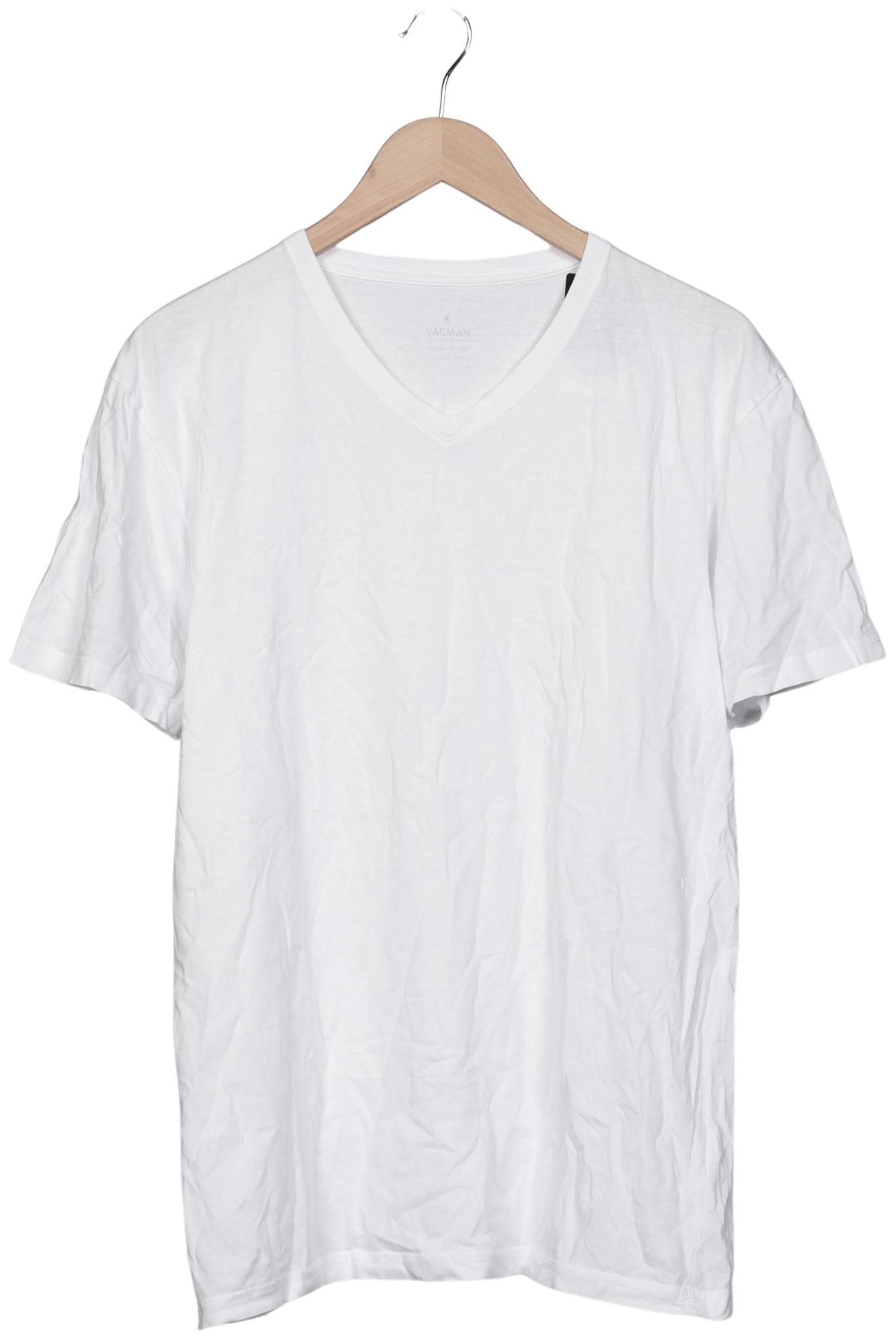 

ragman Herren T-Shirt, weiß, Gr. 54