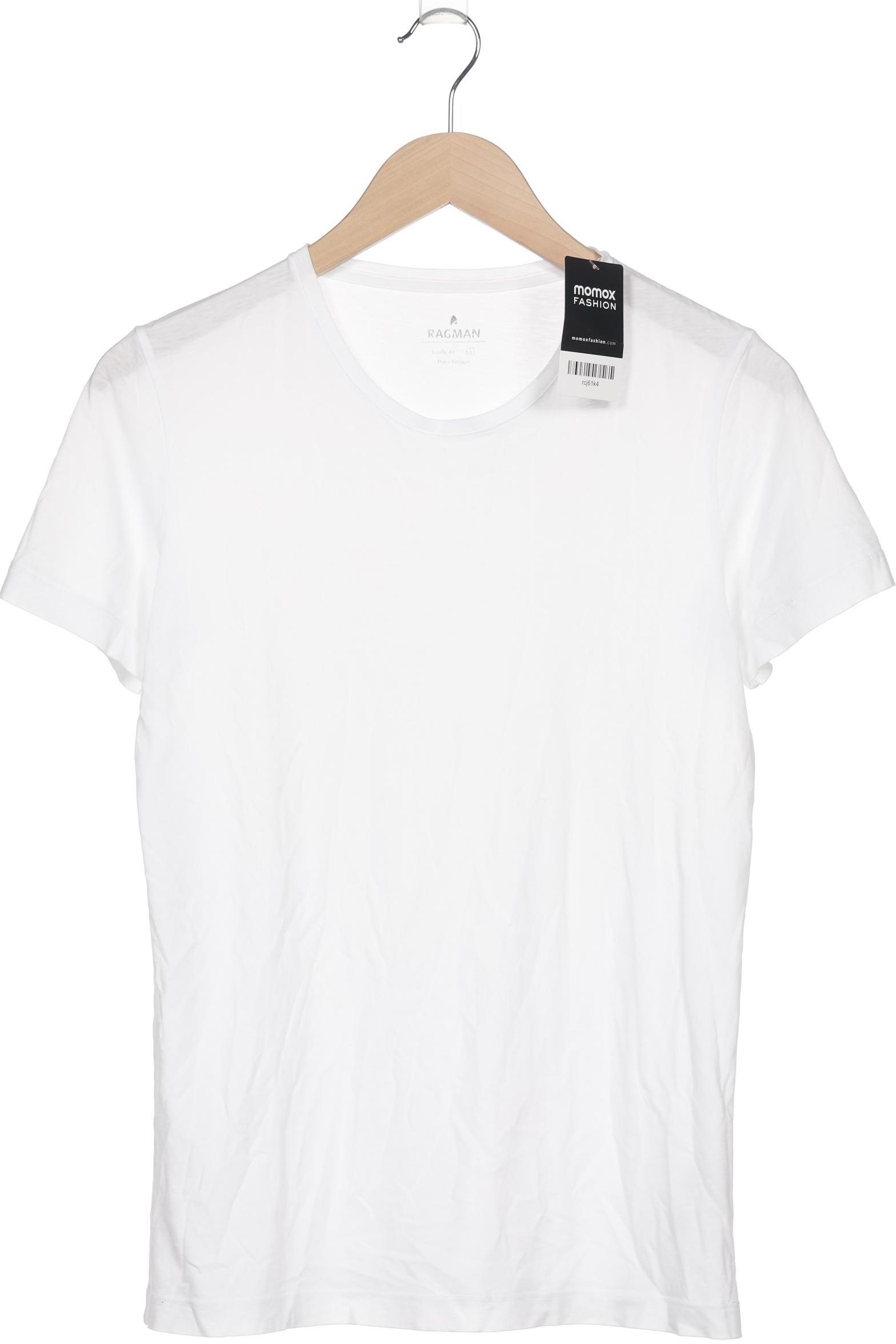 

ragman Herren T-Shirt, weiß, Gr. 46