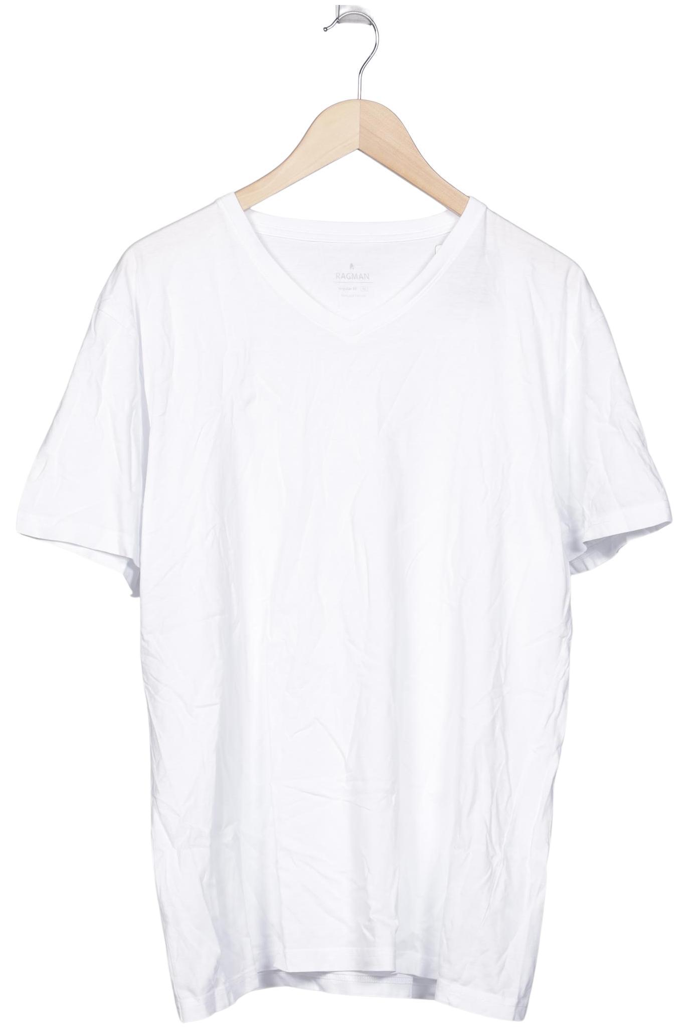 

ragman Herren T-Shirt, weiß, Gr. 54