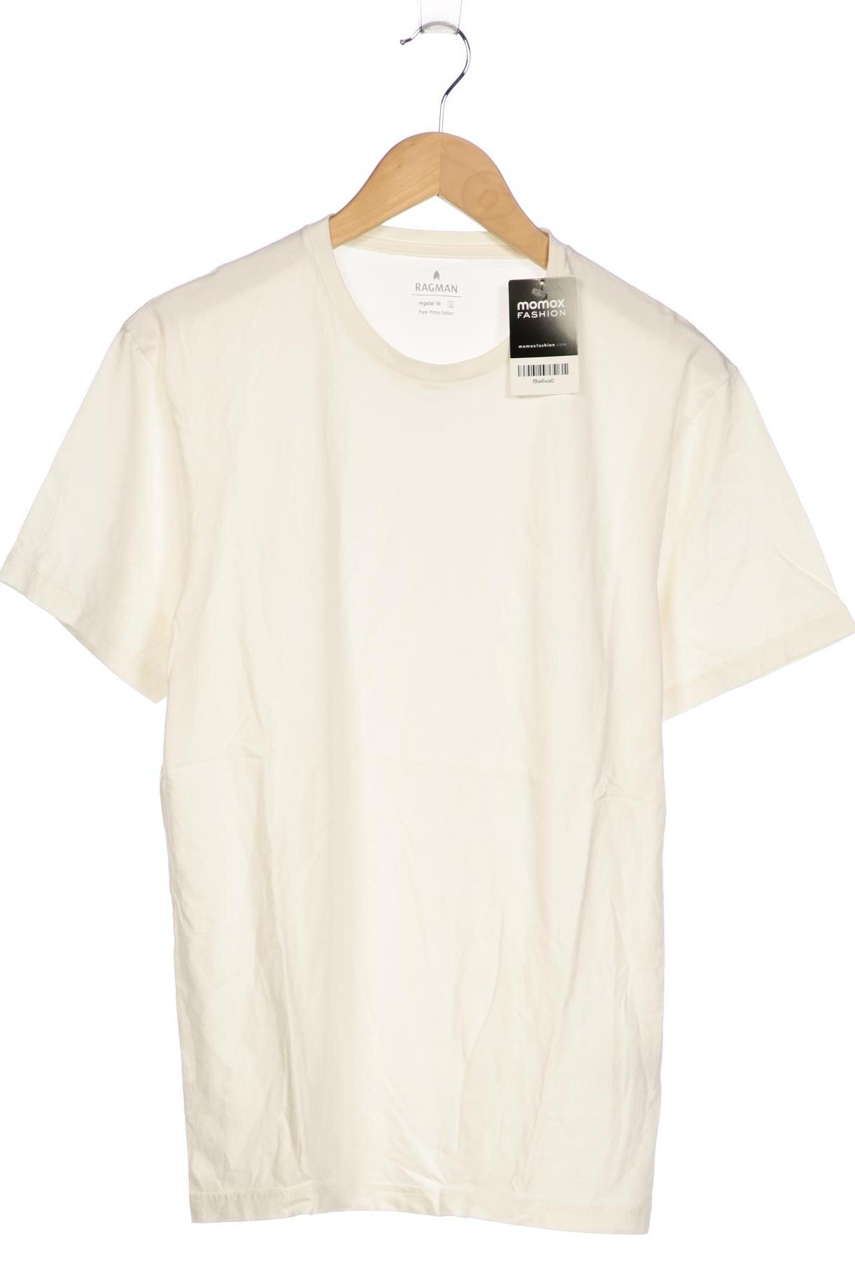 

ragman Herren T-Shirt, cremeweiß, Gr. 52