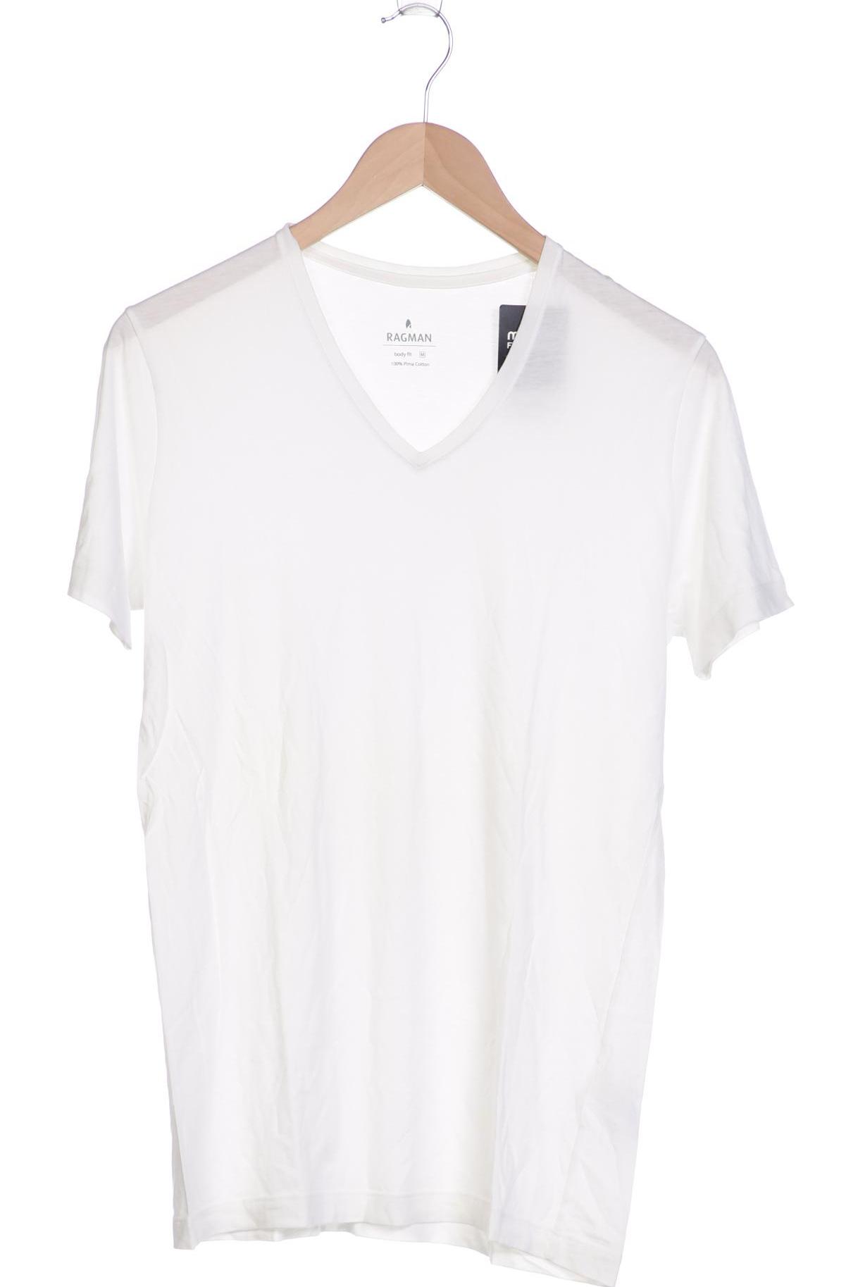 

ragman Herren T-Shirt, weiß