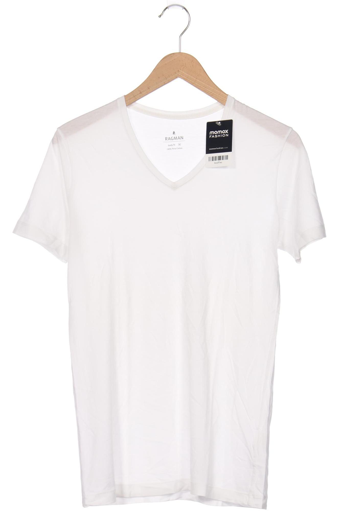 

ragman Herren T-Shirt, weiß
