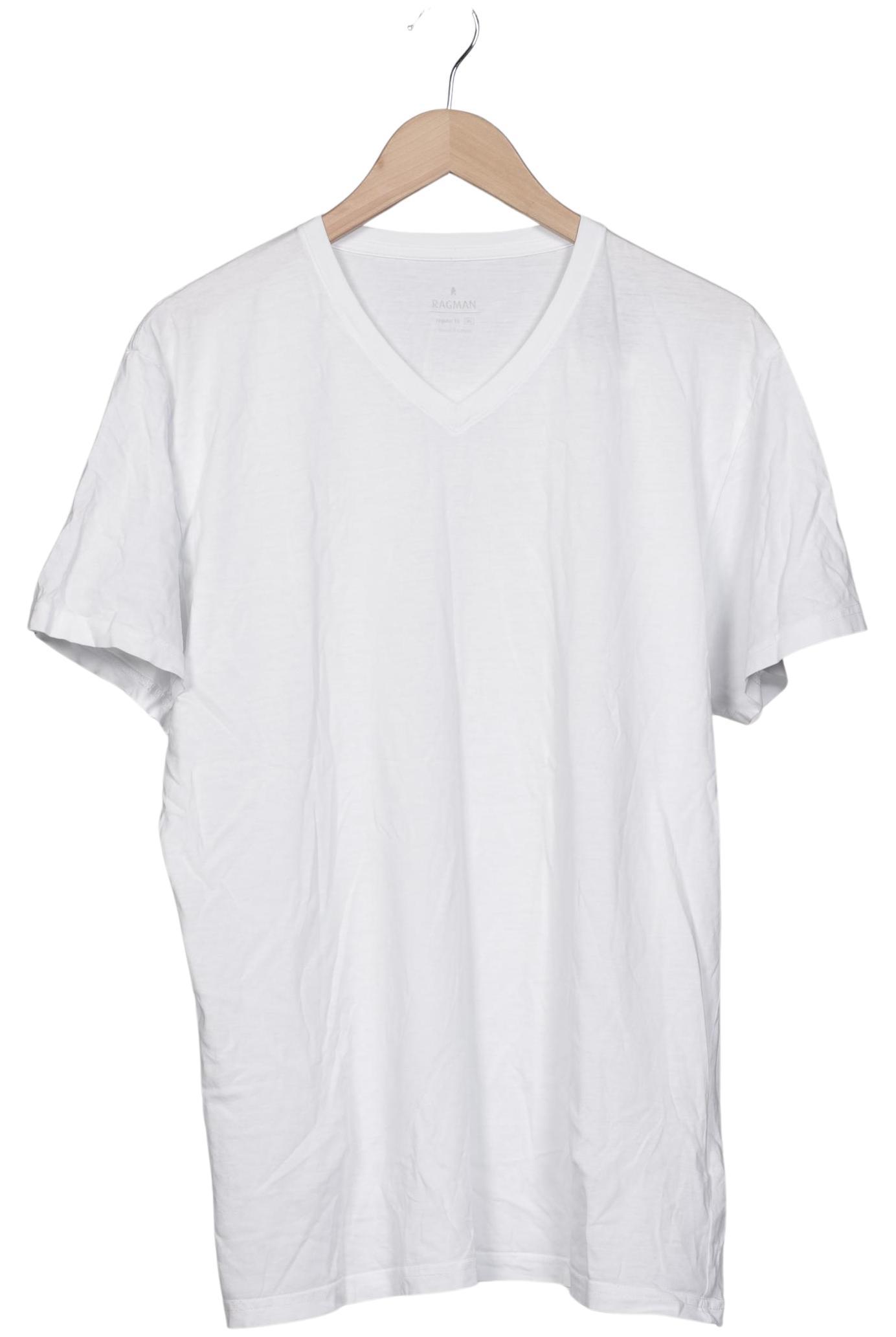 

ragman Herren T-Shirt, weiß, Gr. 54