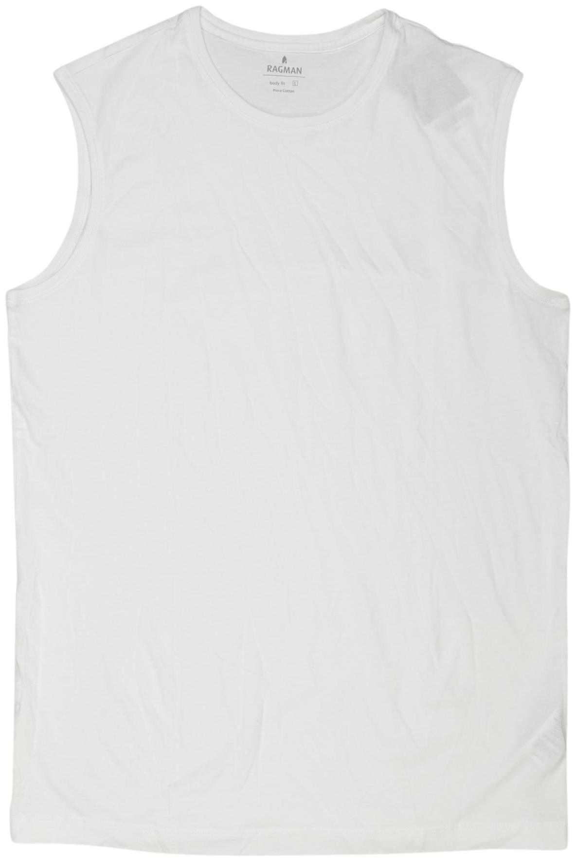 

ragman Herren T-Shirt, weiß, Gr. 52