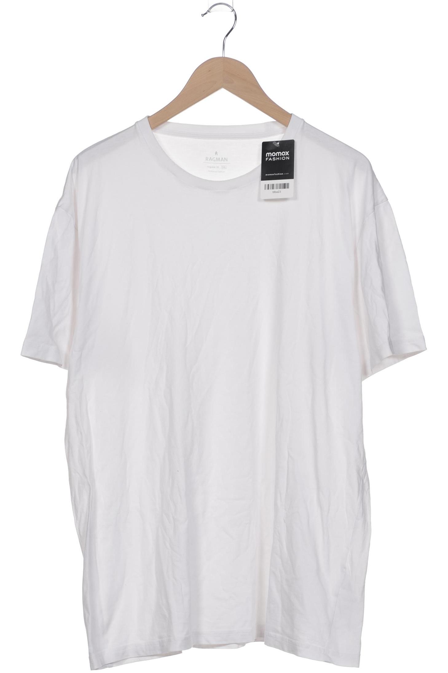 

ragman Herren T-Shirt, weiß, Gr. 58