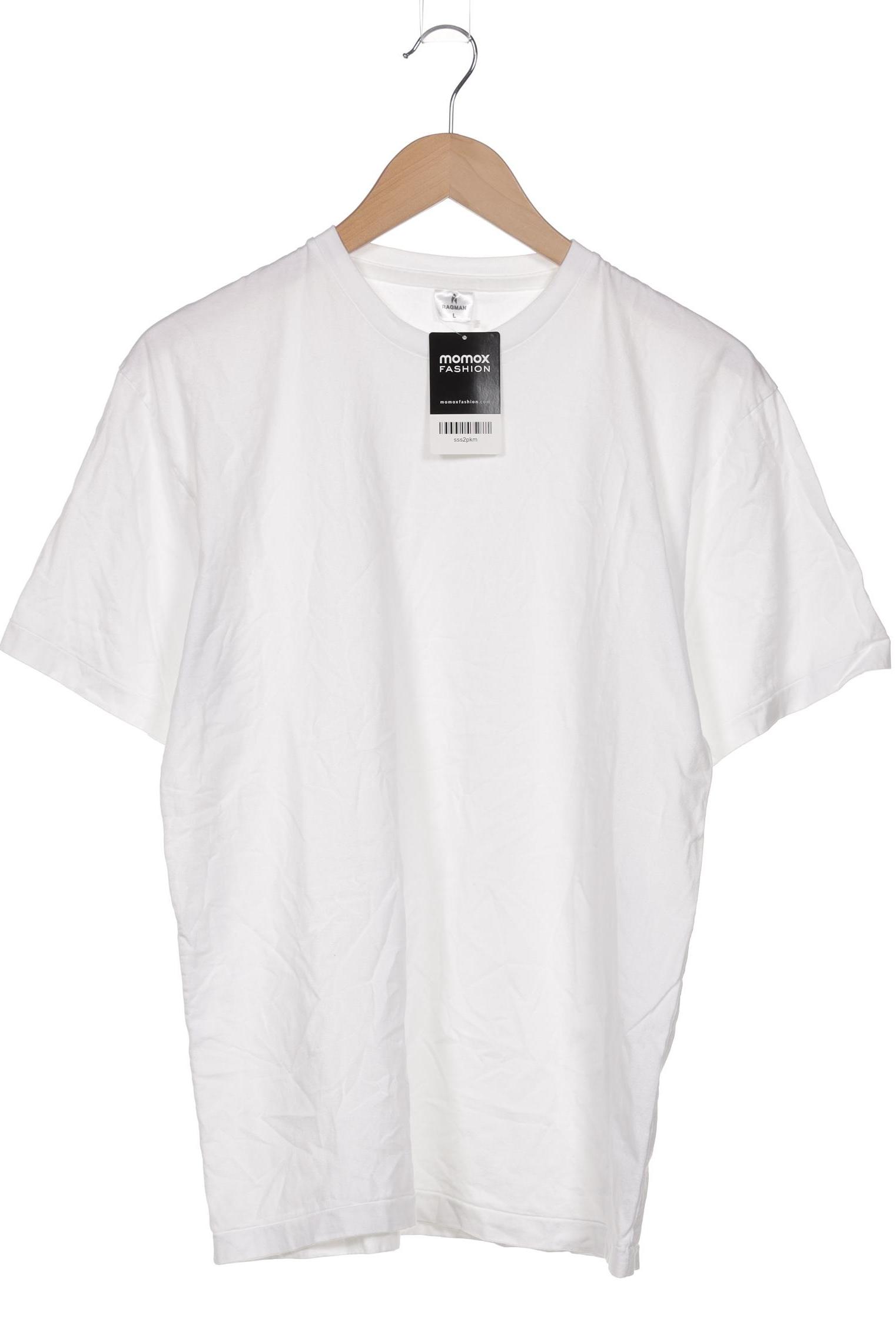 

ragman Herren T-Shirt, weiß, Gr. 52