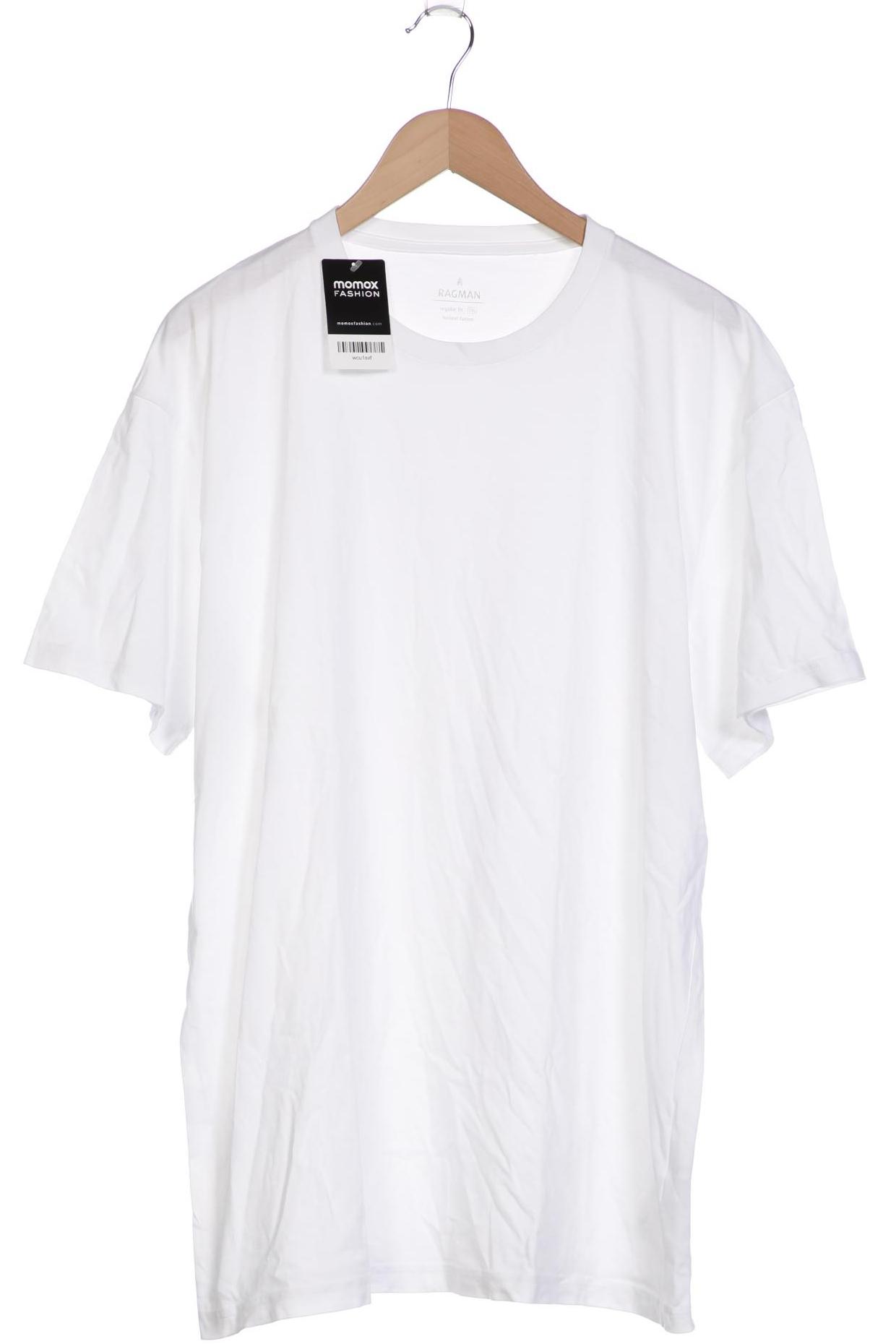 

ragman Herren T-Shirt, weiß, Gr. 58