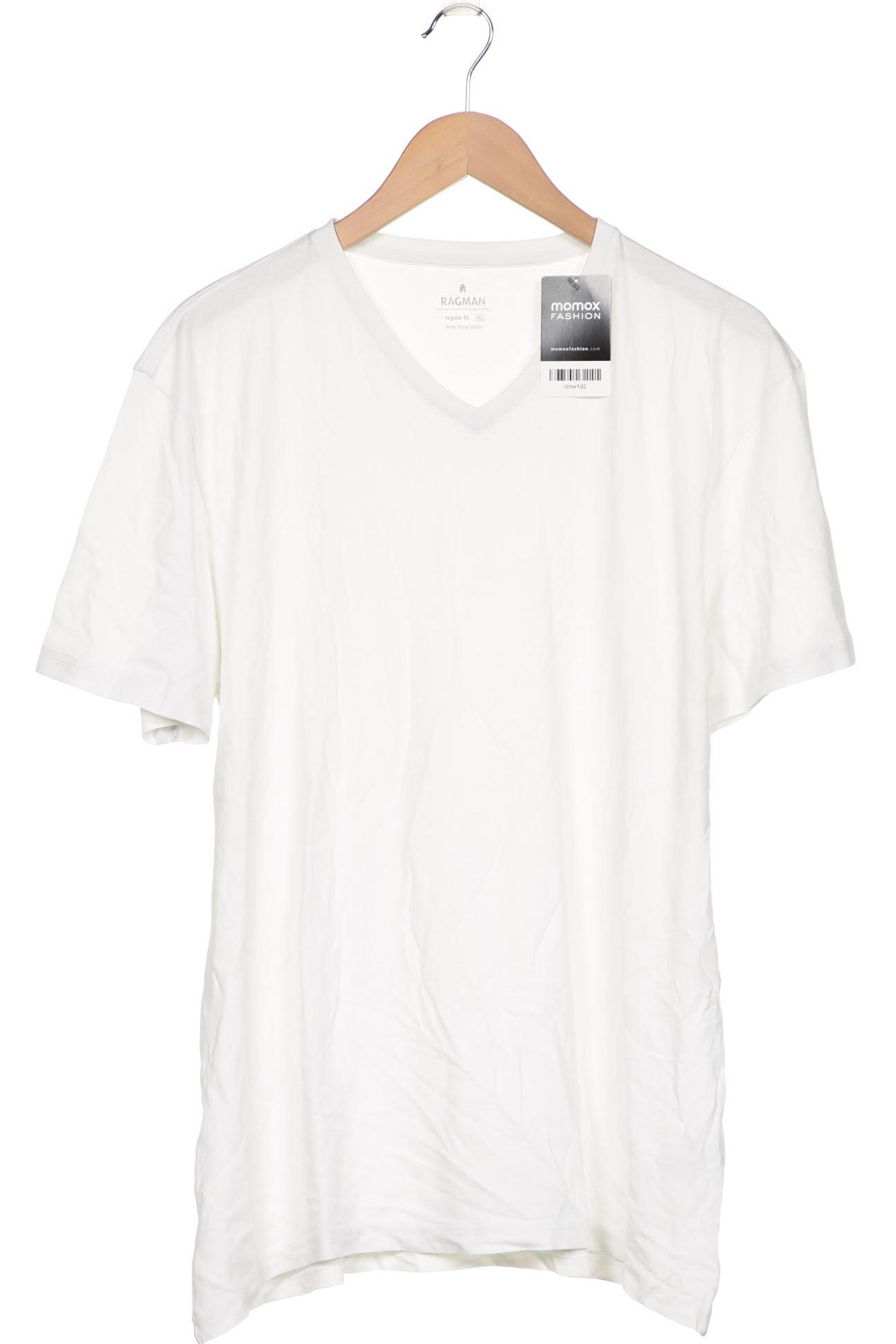

ragman Herren T-Shirt, weiß