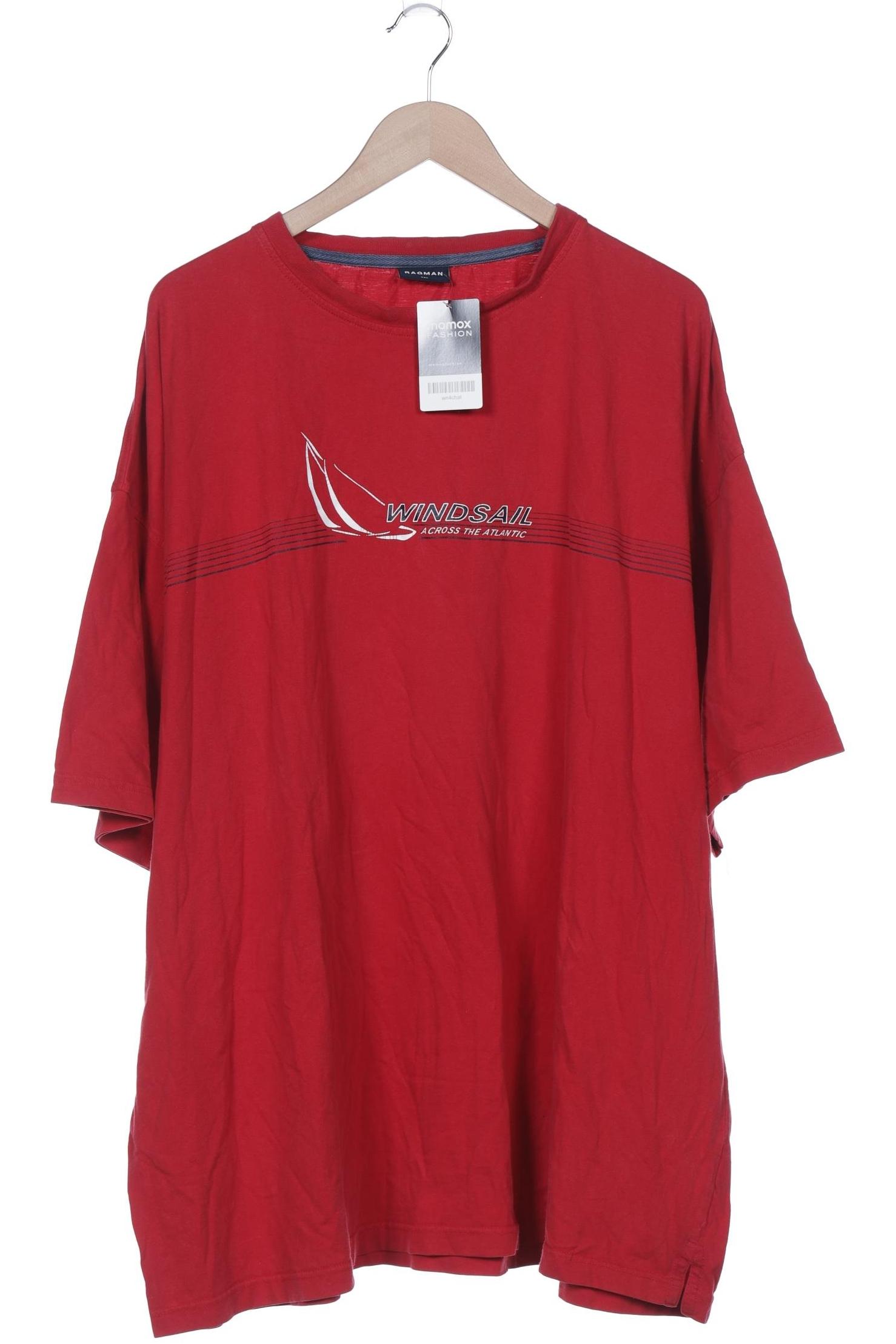 

ragman Herren T-Shirt, rot, Gr. 62