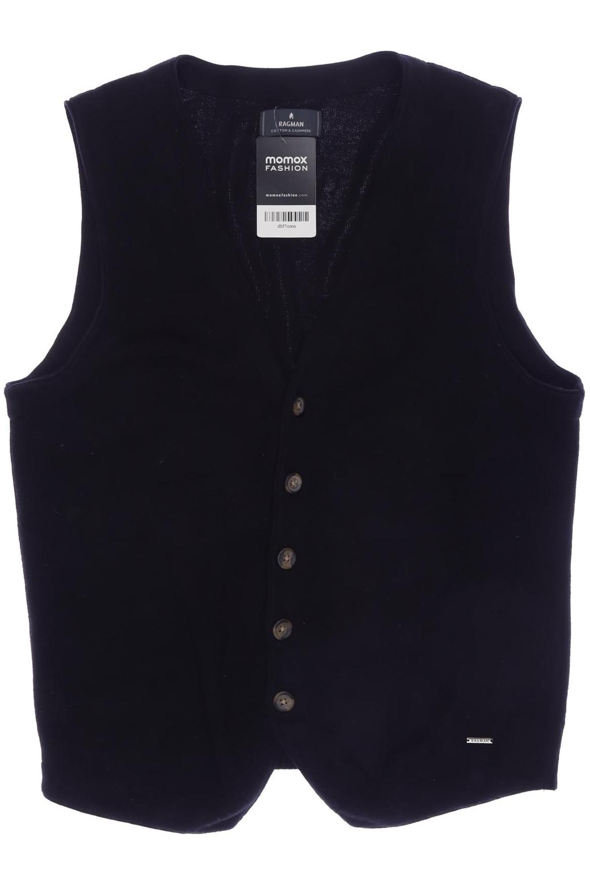 

ragman Herren Weste, schwarz, Gr. 48
