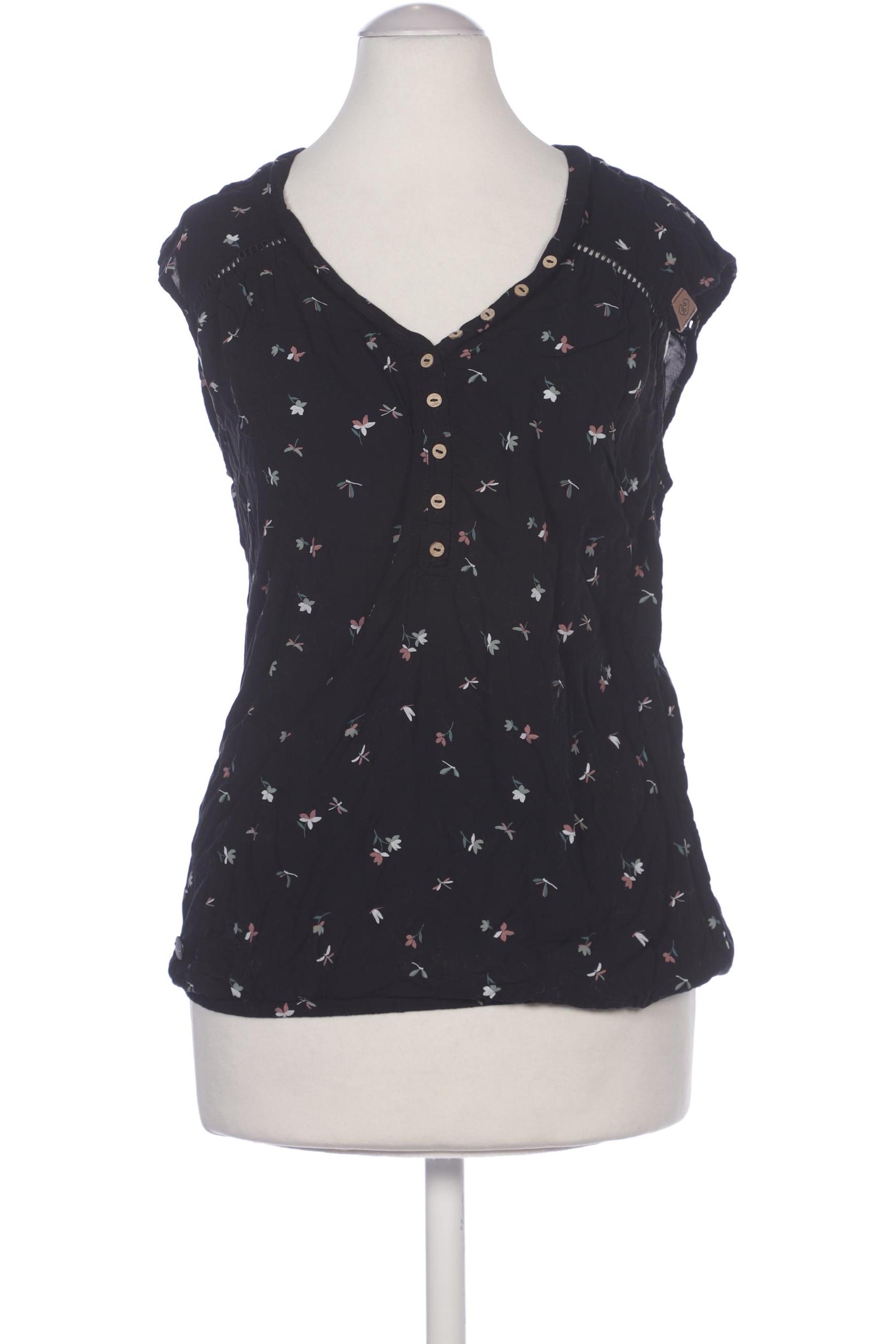 

ragwear Damen Bluse, schwarz, Gr. 36