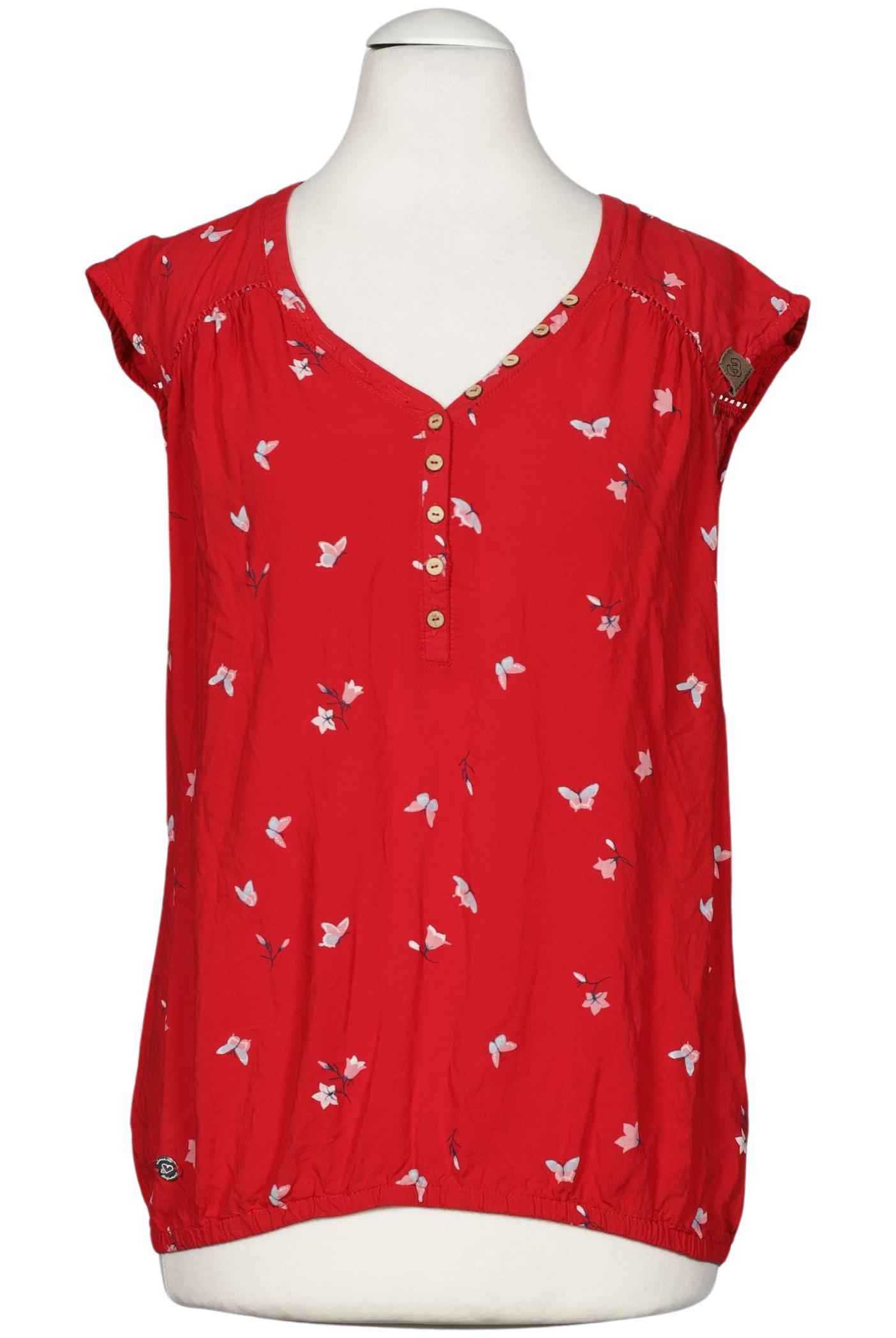 

ragwear Damen Bluse, rot, Gr. 36