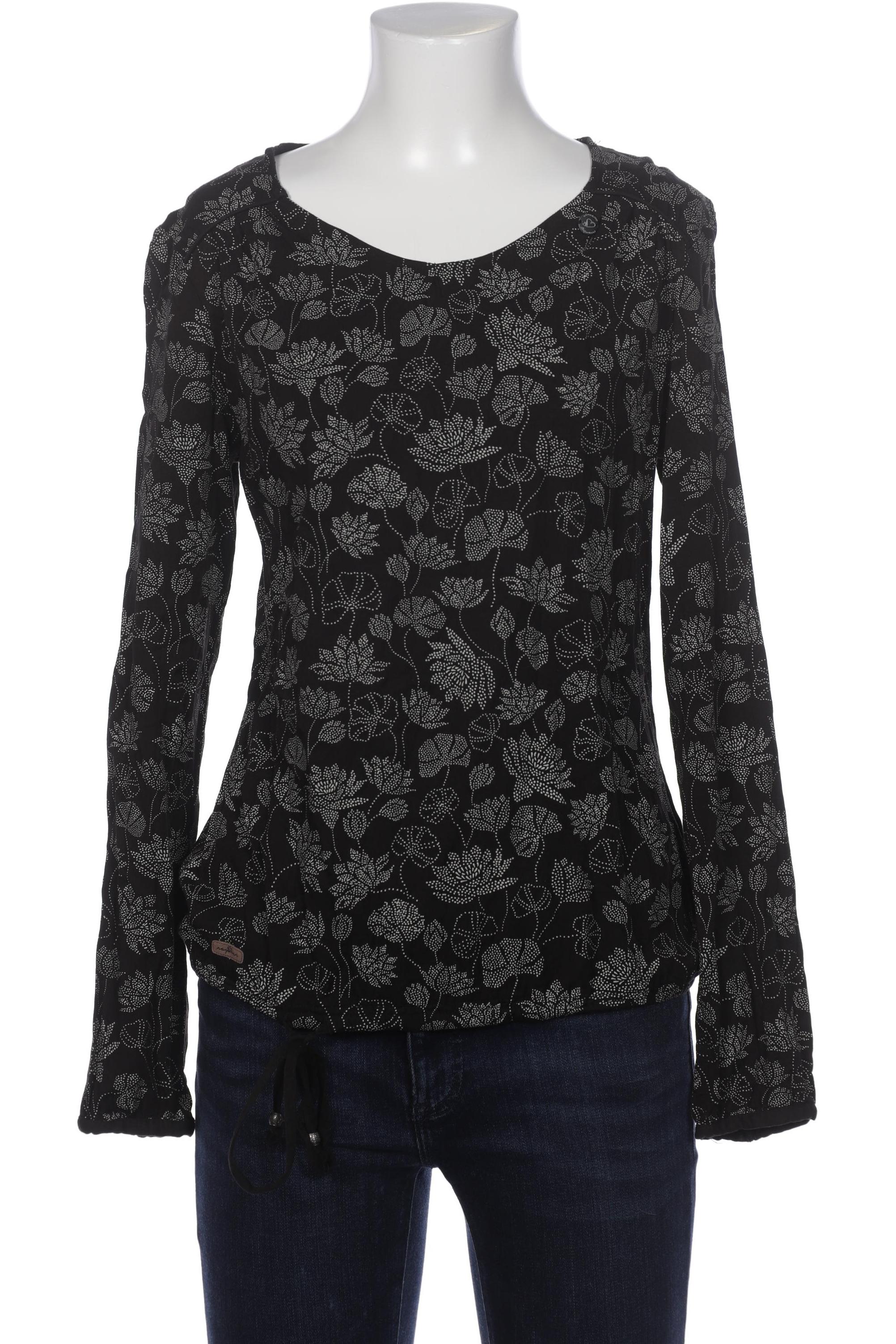 

ragwear Damen Bluse, schwarz, Gr. 38