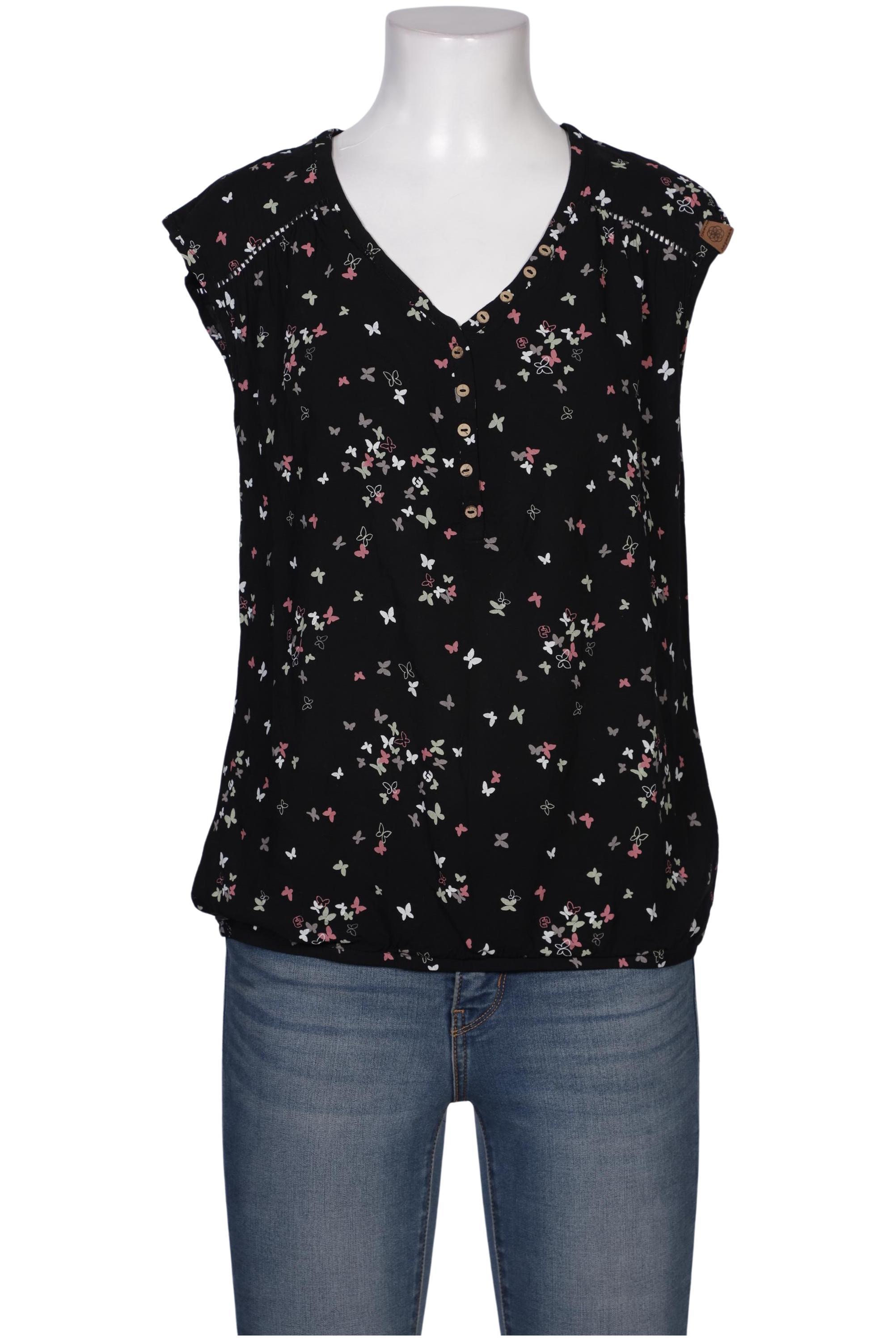 

ragwear Damen Bluse, schwarz, Gr. 38